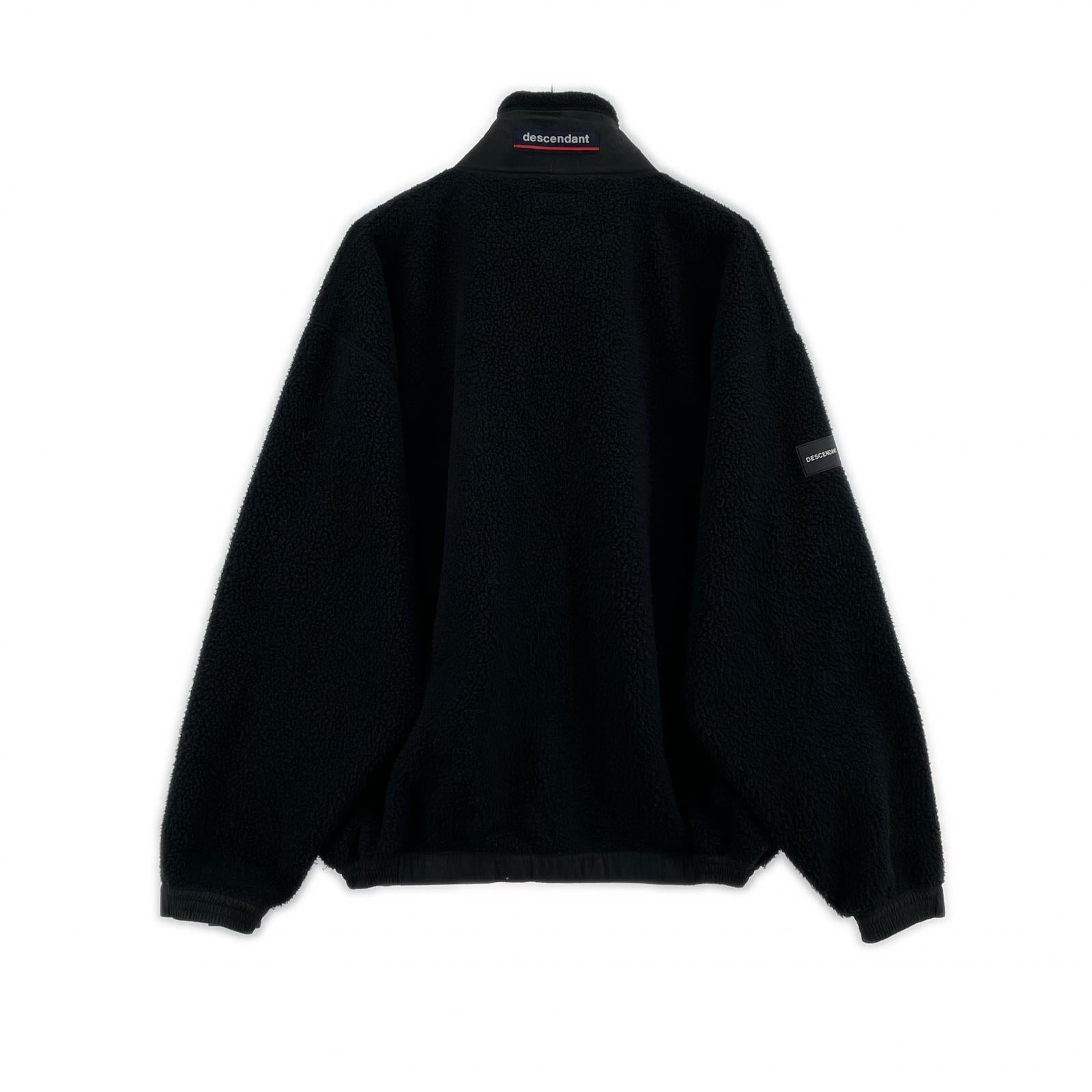 ジャケット DESCENDANT manchot fleece jacket 黒 (2) 2 ブラック