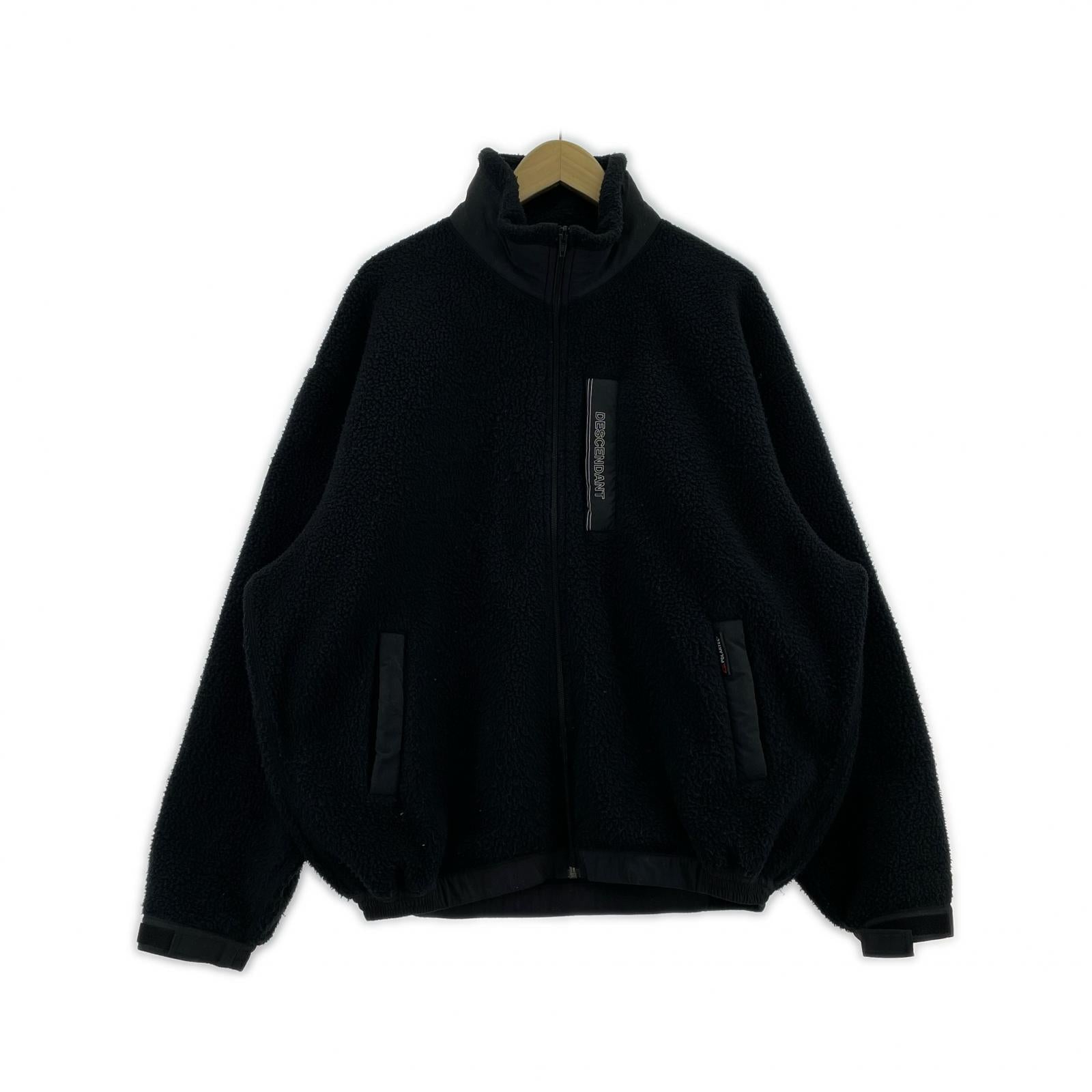 ジャケット DESCENDANT manchot fleece jacket 黒 (2) 2 ブラック