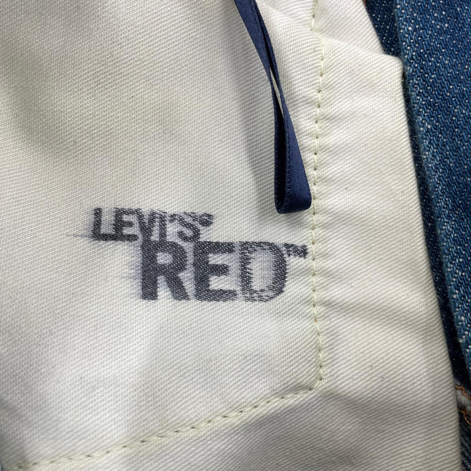 デニムパンツ RED 00s 1st Standard 立体裁断デニムパンツ ブルー