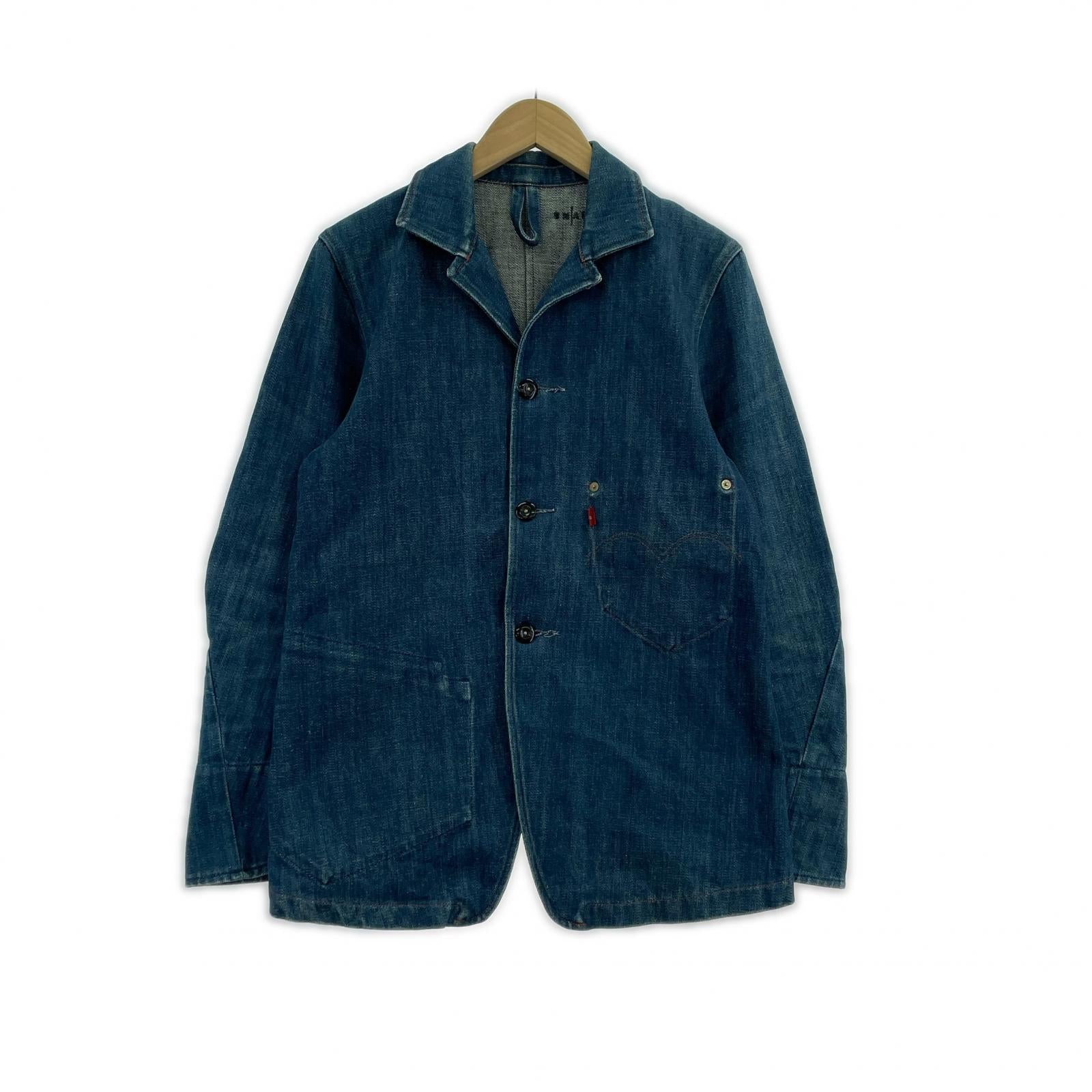 ジャケット RED 00s 1st COAT デニムジャケット S ブルー