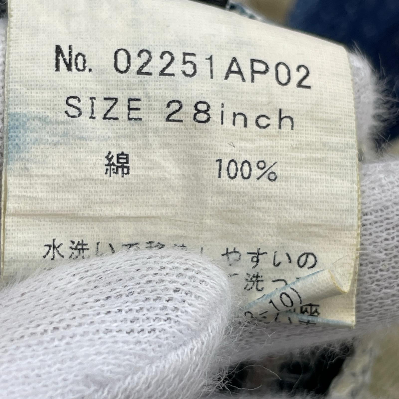 デニムパンツ HRA加工 WWII デニムパンツ W28 28 ブルー