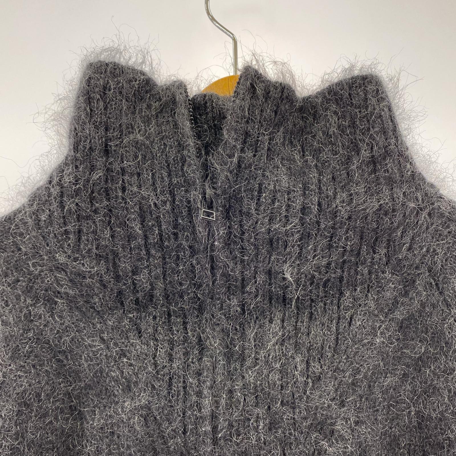 ニット SUBLATIONS MOHAIR DOUBLE HIGH NECK KNIT 1 ブラック