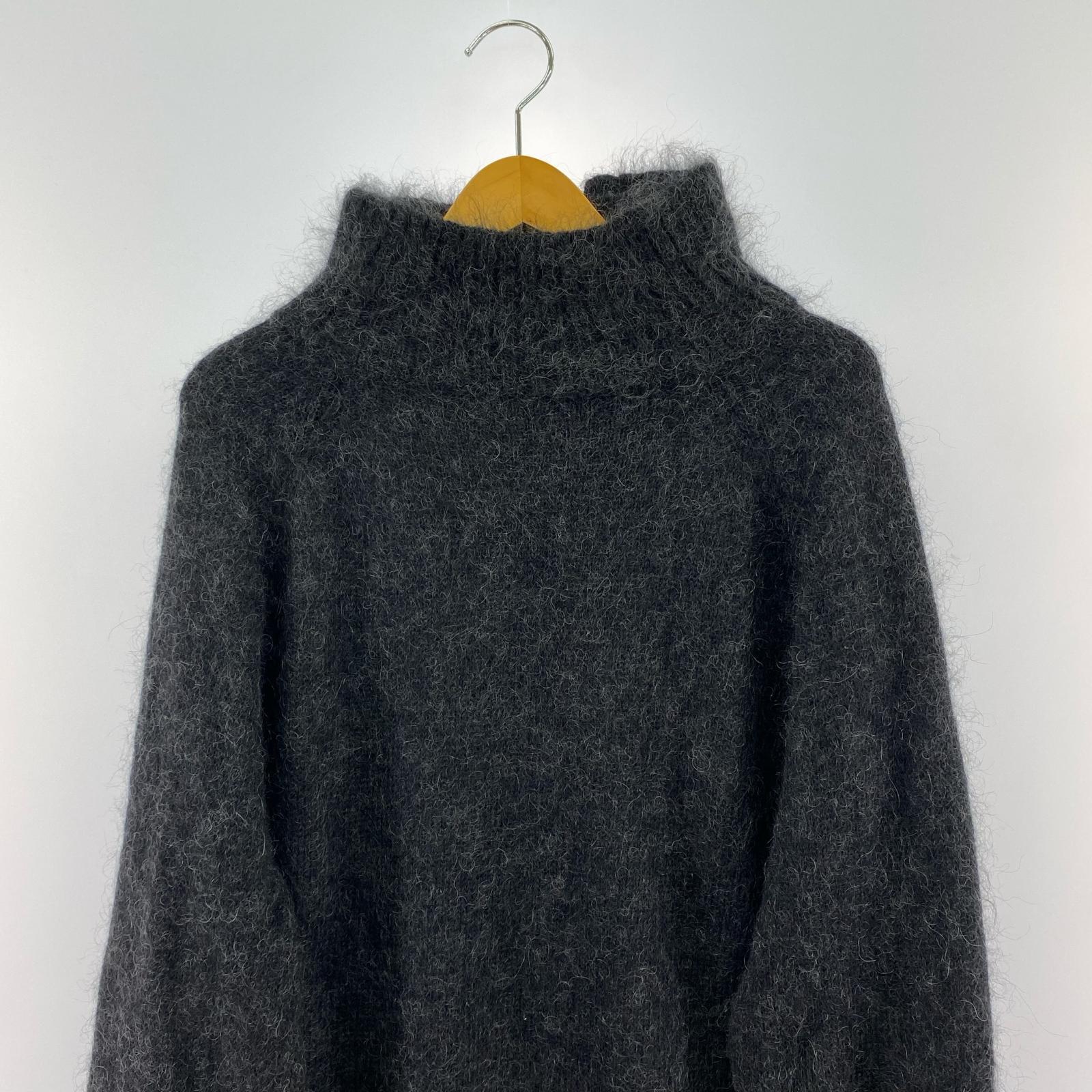 ニット SUBLATIONS MOHAIR DOUBLE HIGH NECK KNIT 1 ブラック