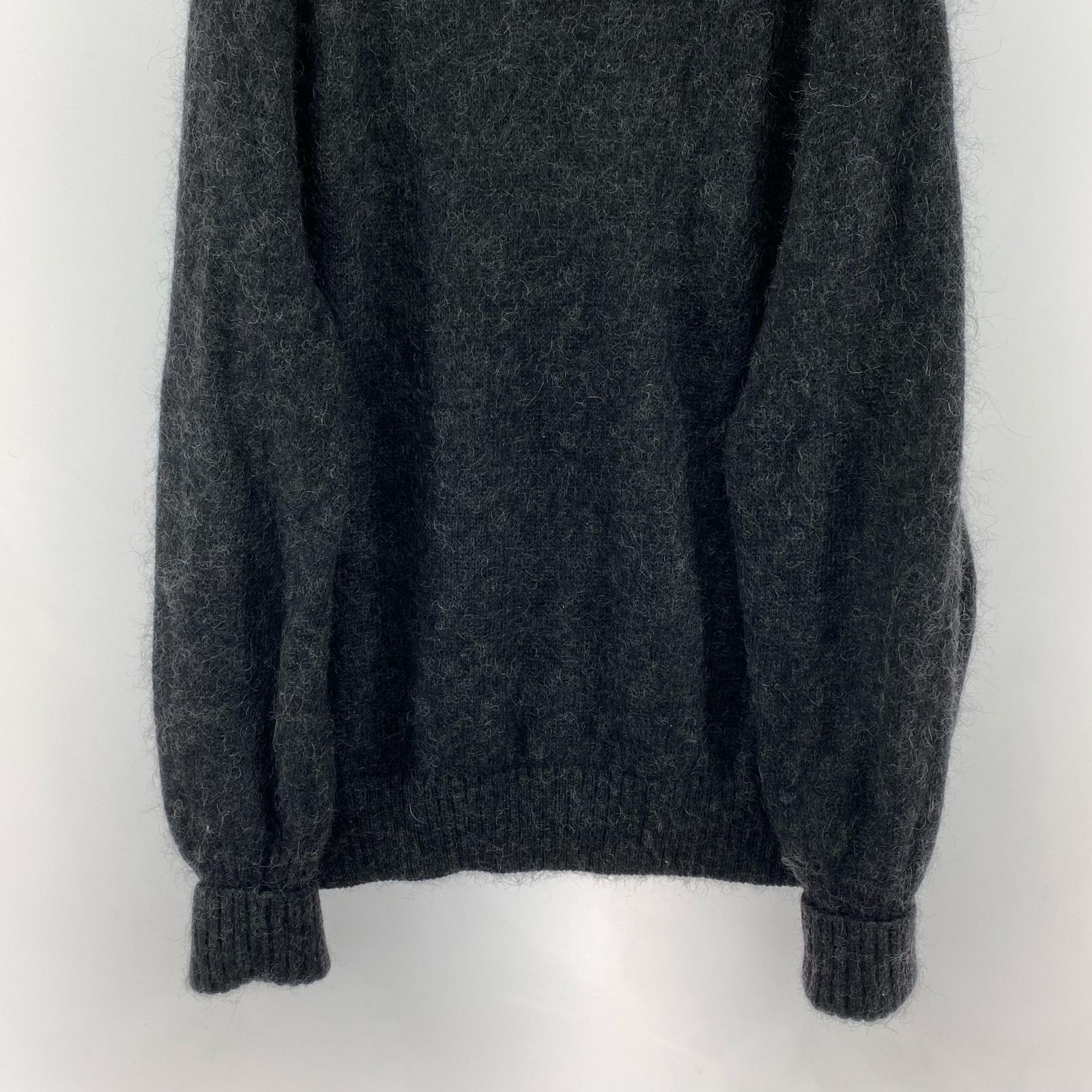 ニット SUBLATIONS MOHAIR DOUBLE HIGH NECK KNIT 1 ブラック