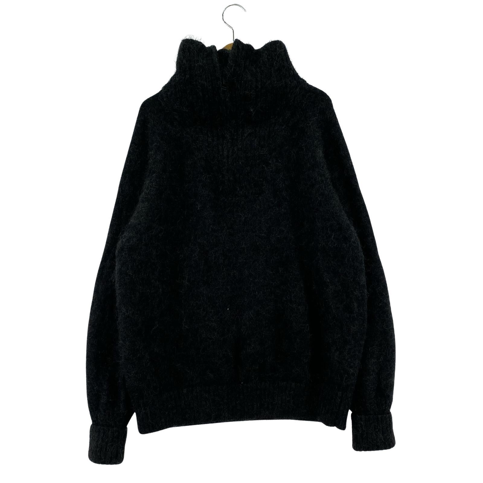 ニット SUBLATIONS MOHAIR DOUBLE HIGH NECK KNIT 1 ブラック
