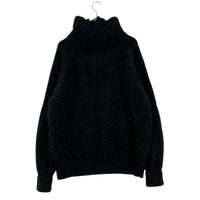 ニット SUBLATIONS MOHAIR DOUBLE HIGH NECK KNIT 1 ブラック