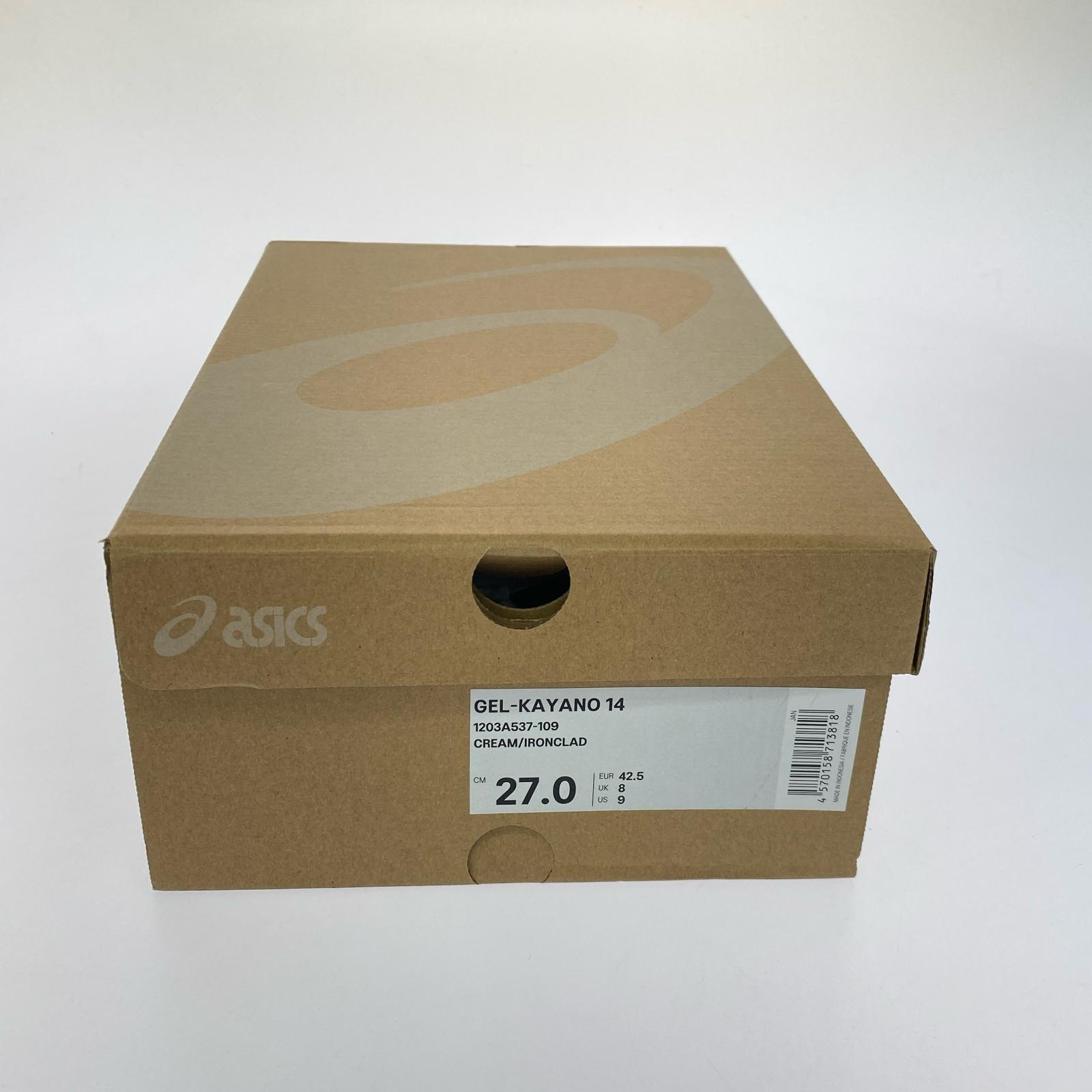 スニーカー GEL-Kayano 14 "Cream/Ironclad" 27cm (US9 UK8 1/2 EU44)
