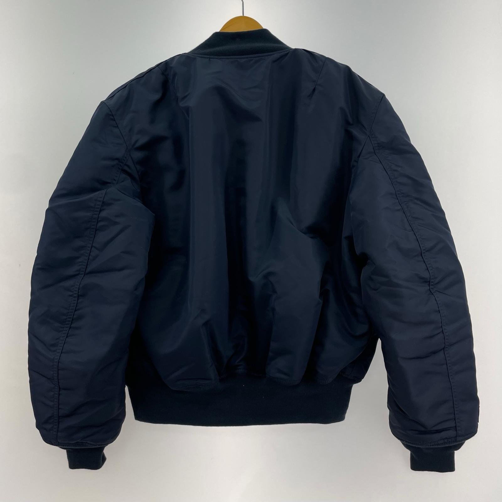 ブルゾン VALLEY APPAREL L.L.C. MA-1 紺(XL) ネイビー
