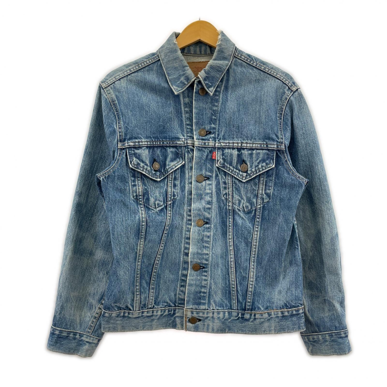 デニムジャケット Levi's 70505 ボタン裏52 デニムジャケット ブルー