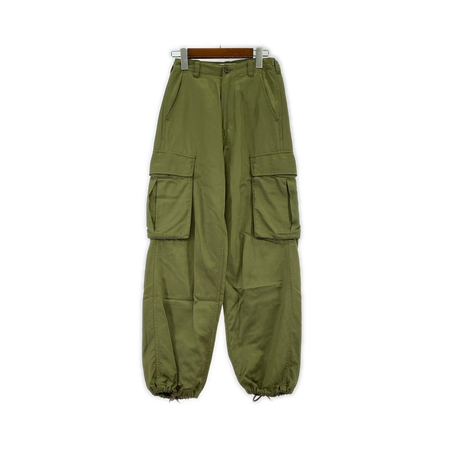 パンツ MACPHEE コットンレーヨンモールスキン カーゴパンツ 32