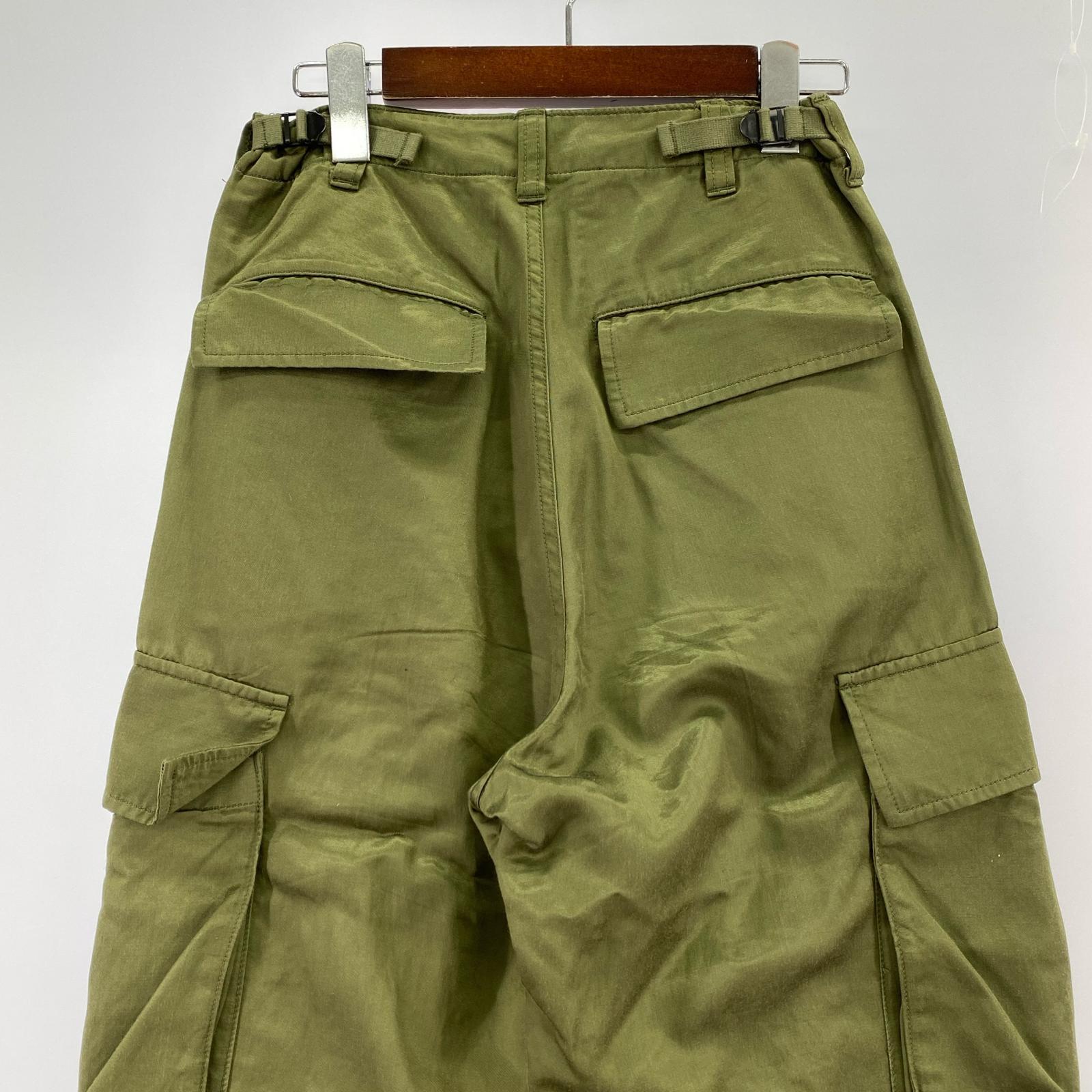 パンツ MACPHEE コットンレーヨンモールスキン カーゴパンツ 32