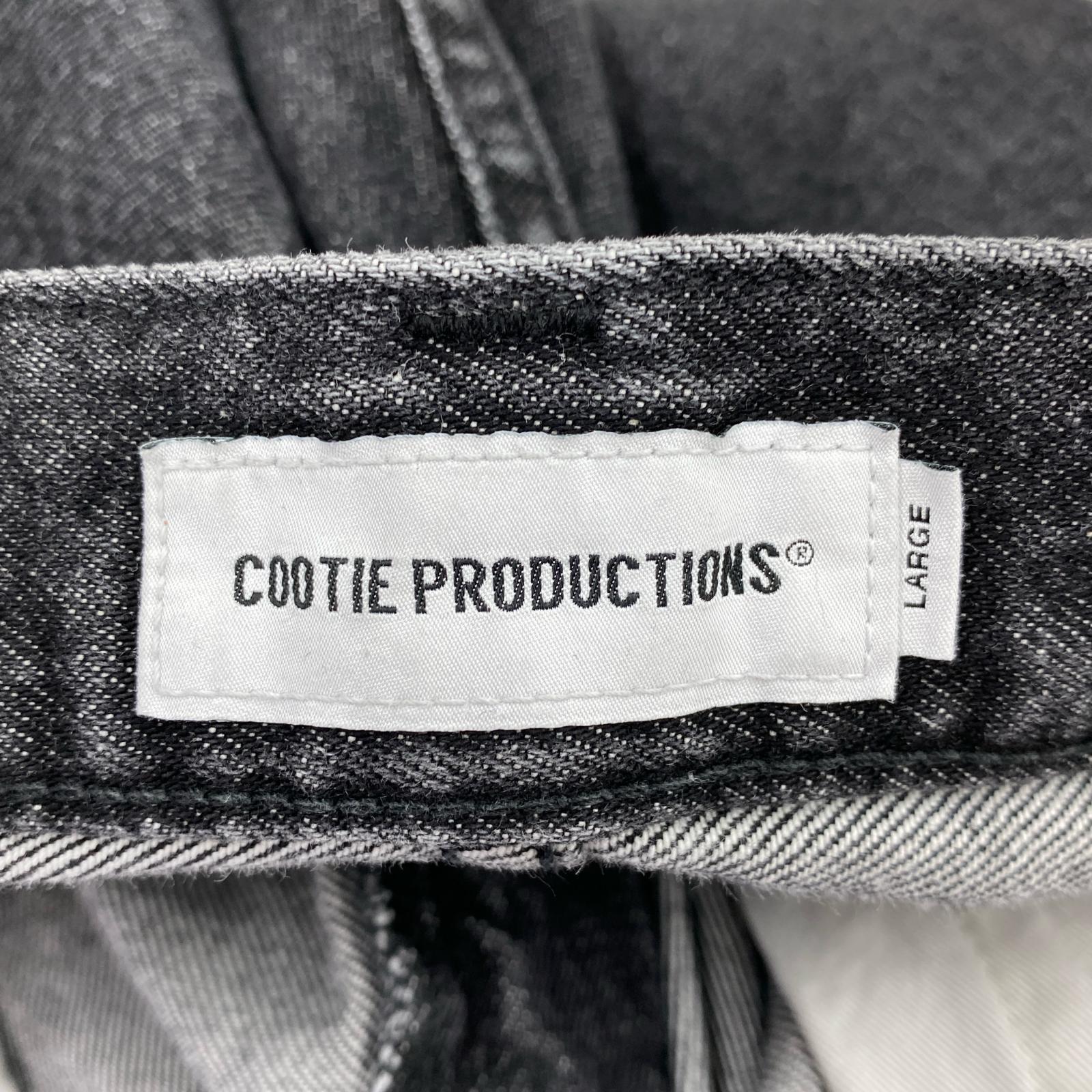 デニムパンツ 12.5oz Denim 5 Pocket Extra Baggy Pants L ブラック