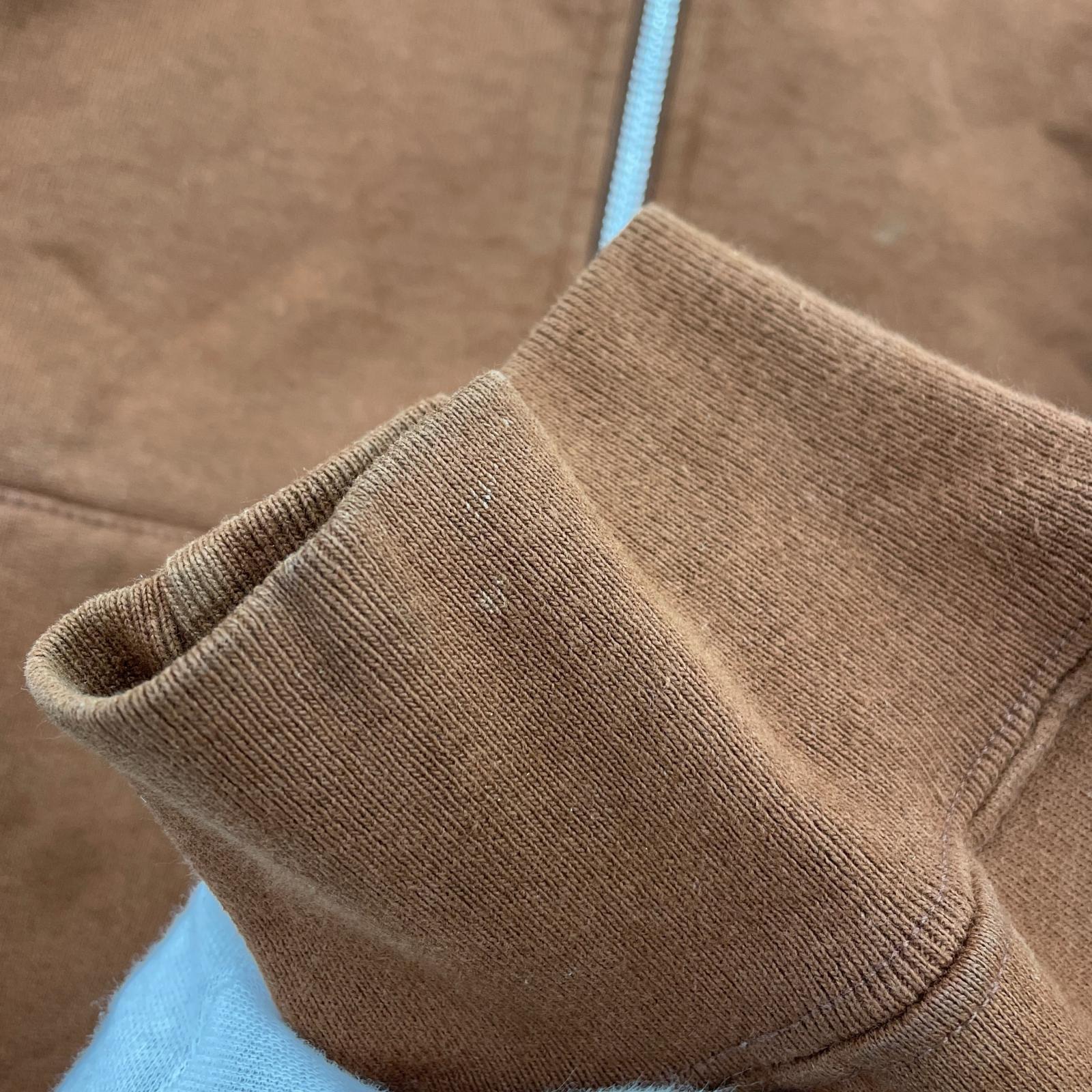 パーカー 22AW Small Box Drawcord Zip Up Hooded L ブラウン