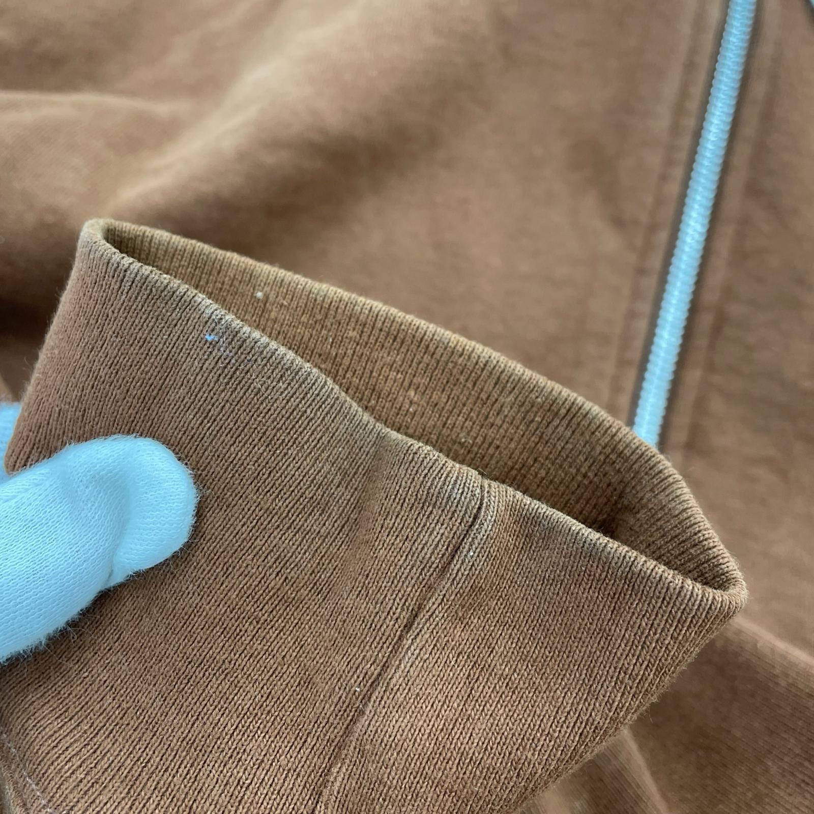 パーカー 22AW Small Box Drawcord Zip Up Hooded L ブラウン