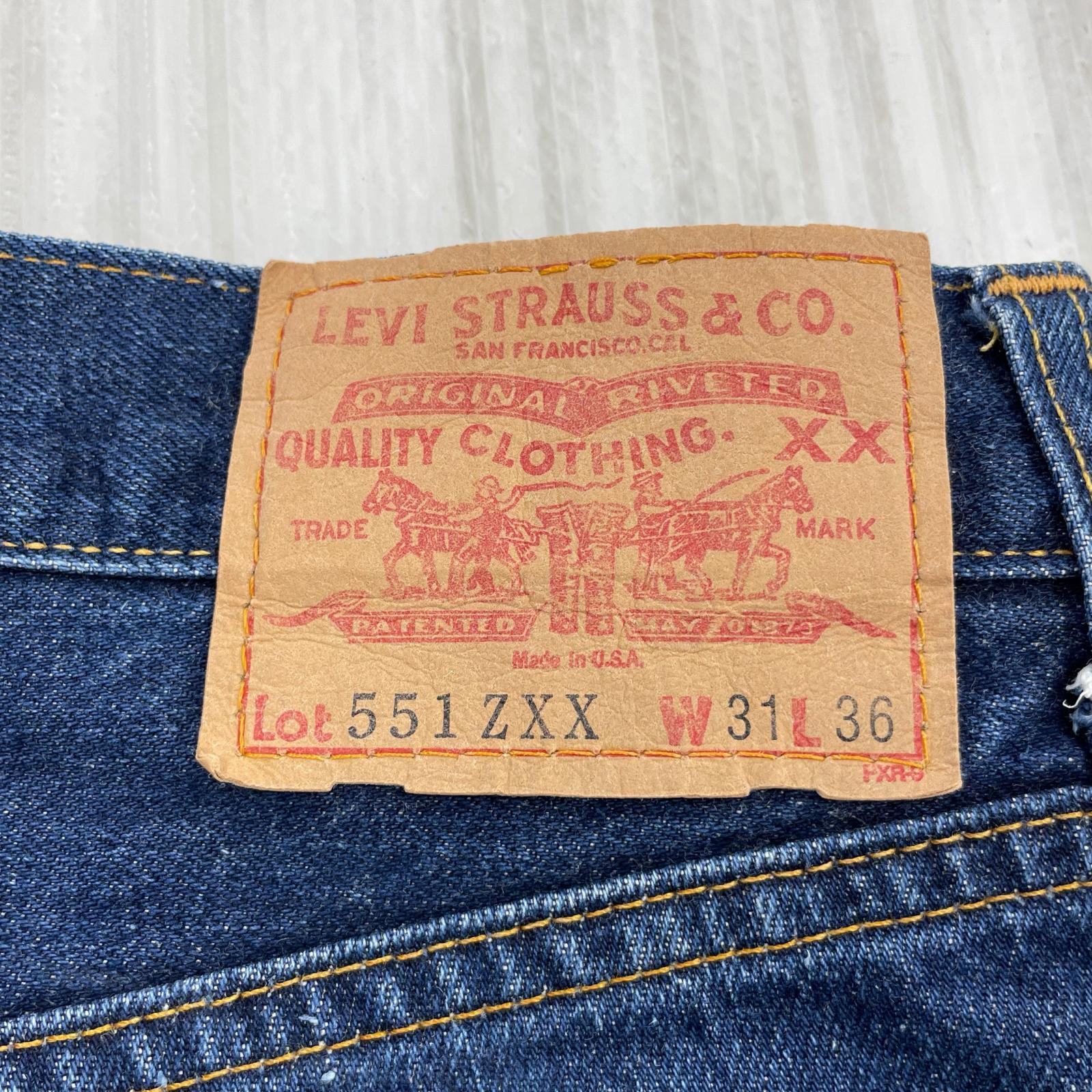 デニムパンツ 551ZXX バレンシアモデル 551-0006 31 ブルー
