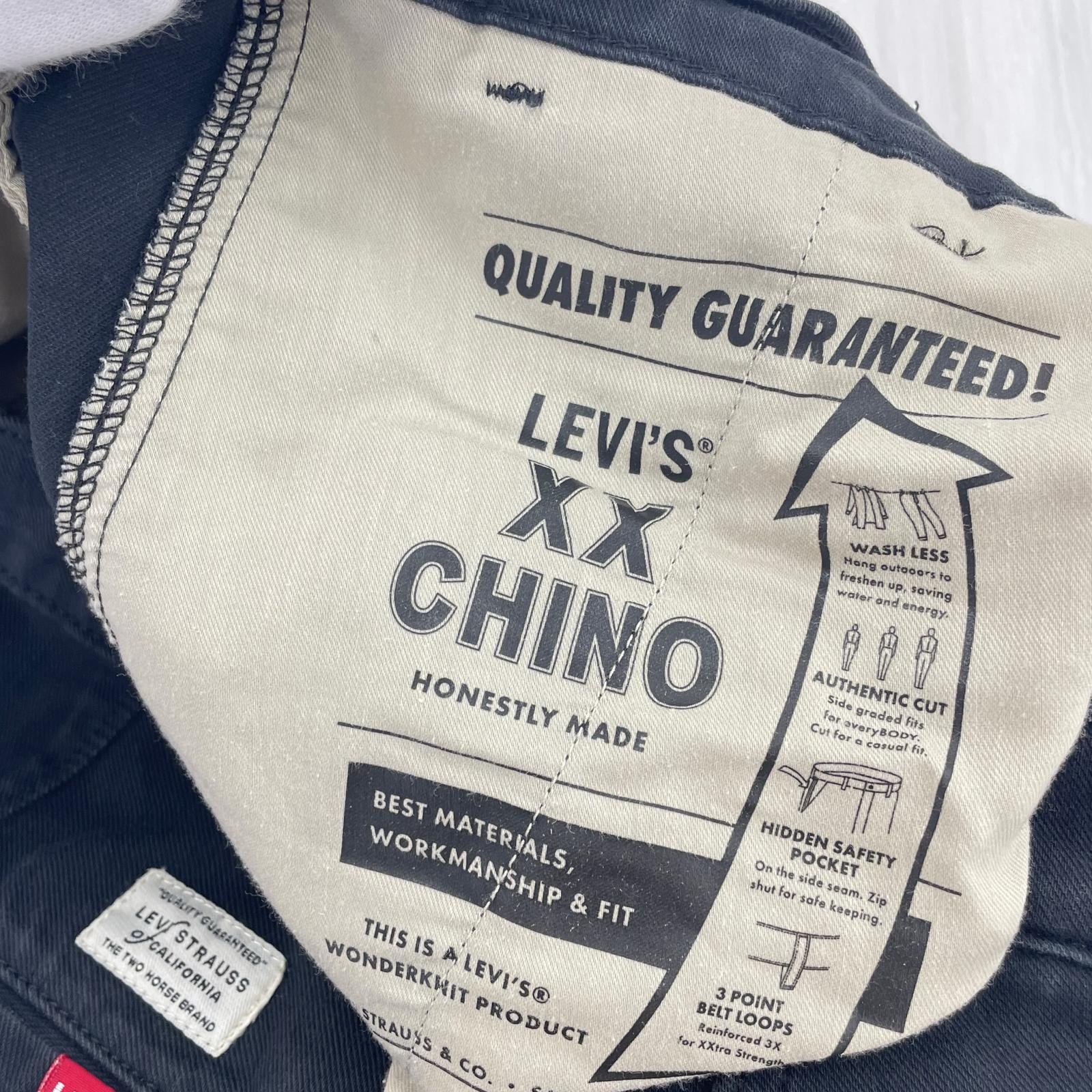 パンツ XXCHINO コットンパンツ W34 L32 ブラック