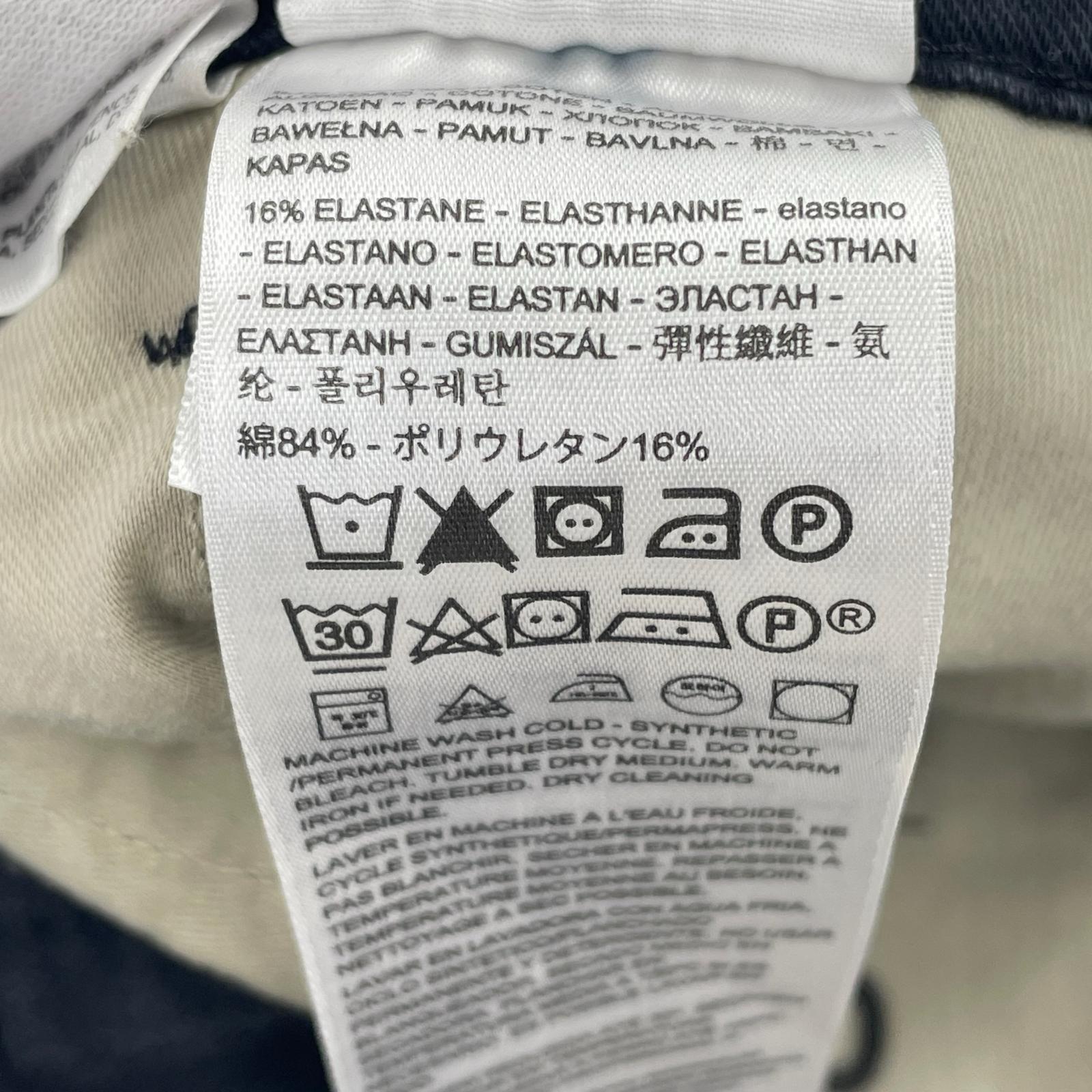 パンツ XXCHINO コットンパンツ W34 L32 ブラック
