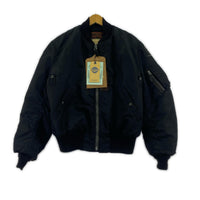 ジャケット WILLIAM GIBSON MA-1 M ブラック