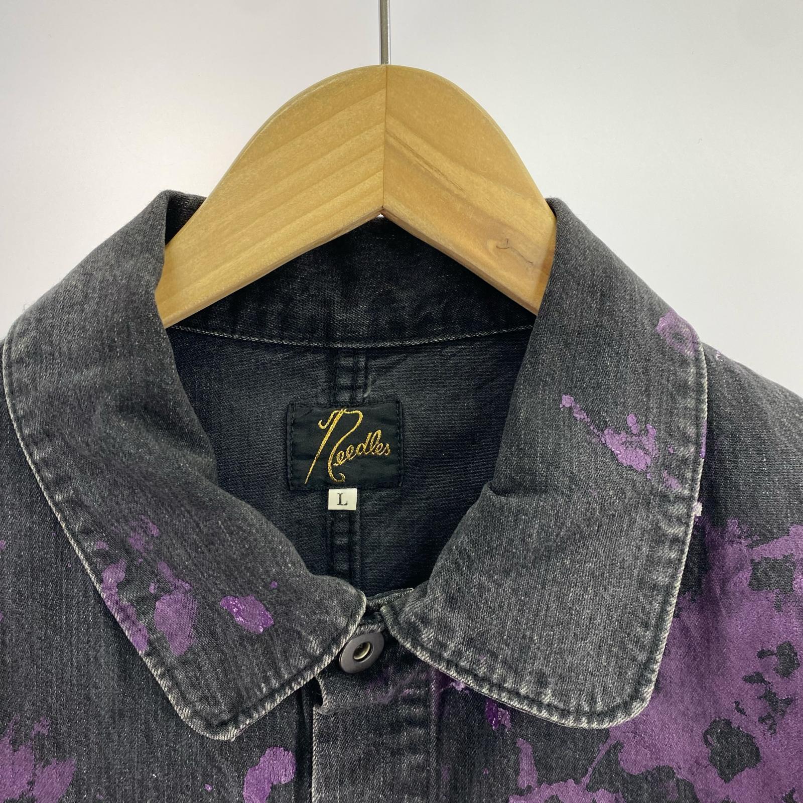 デニムジャケット D.N. Coverall 10oz Denim/Paint L