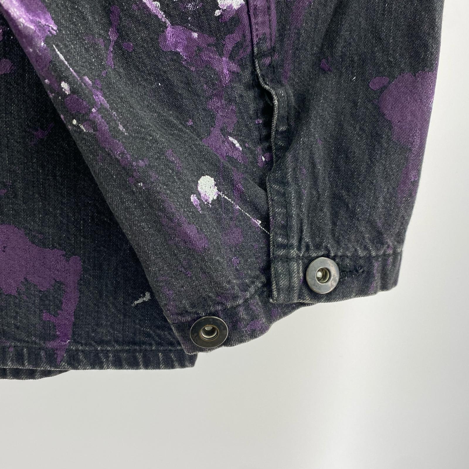 デニムジャケット D.N. Coverall 10oz Denim/Paint L