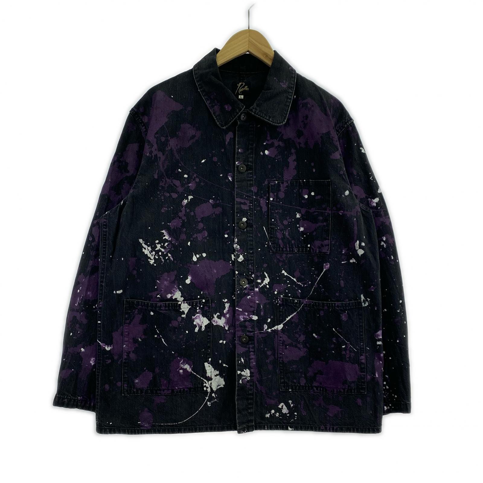 デニムジャケット D.N. Coverall 10oz Denim/Paint L