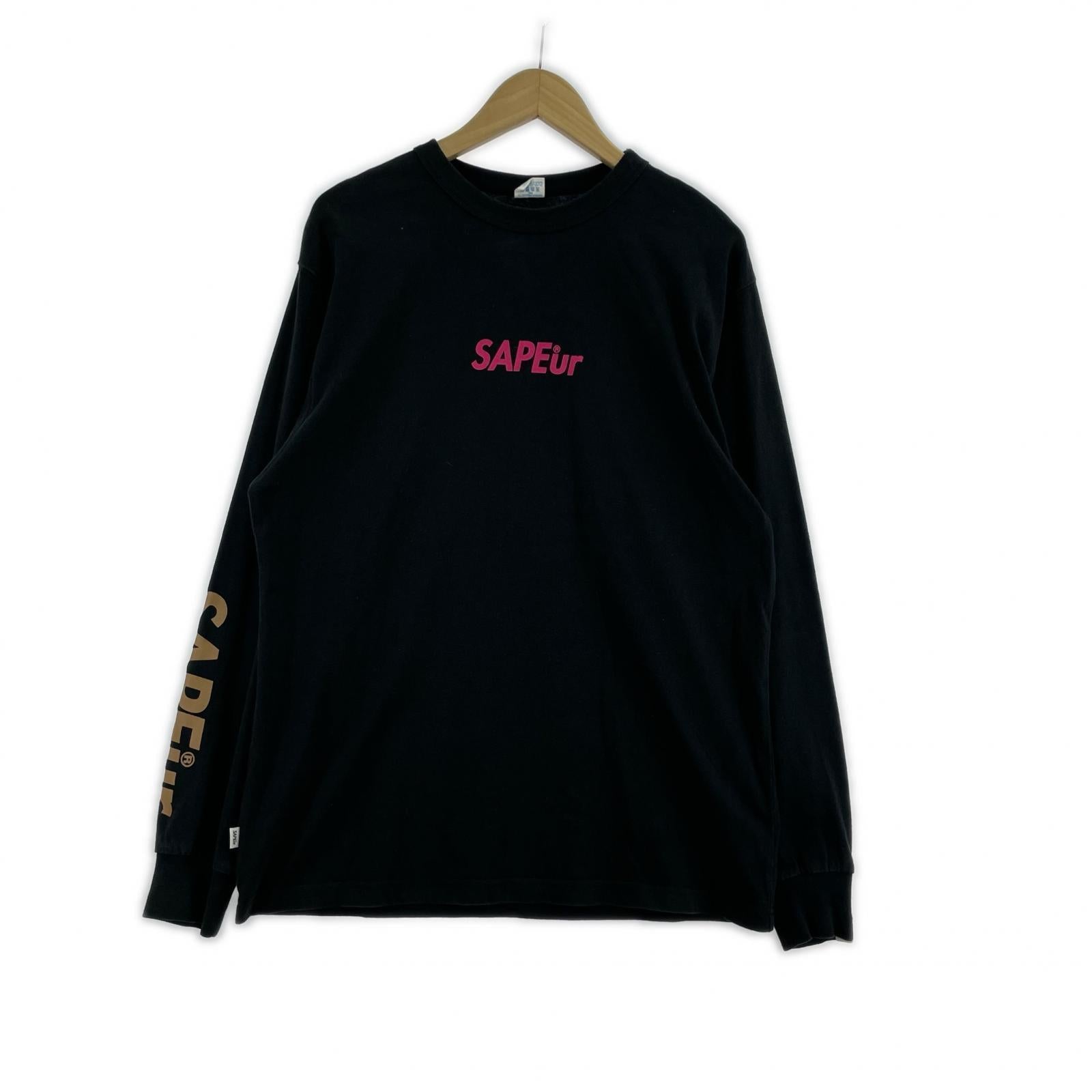 長袖Tシャツ SAKURA HEAD LONG SLEEVE 黒 M ブラック