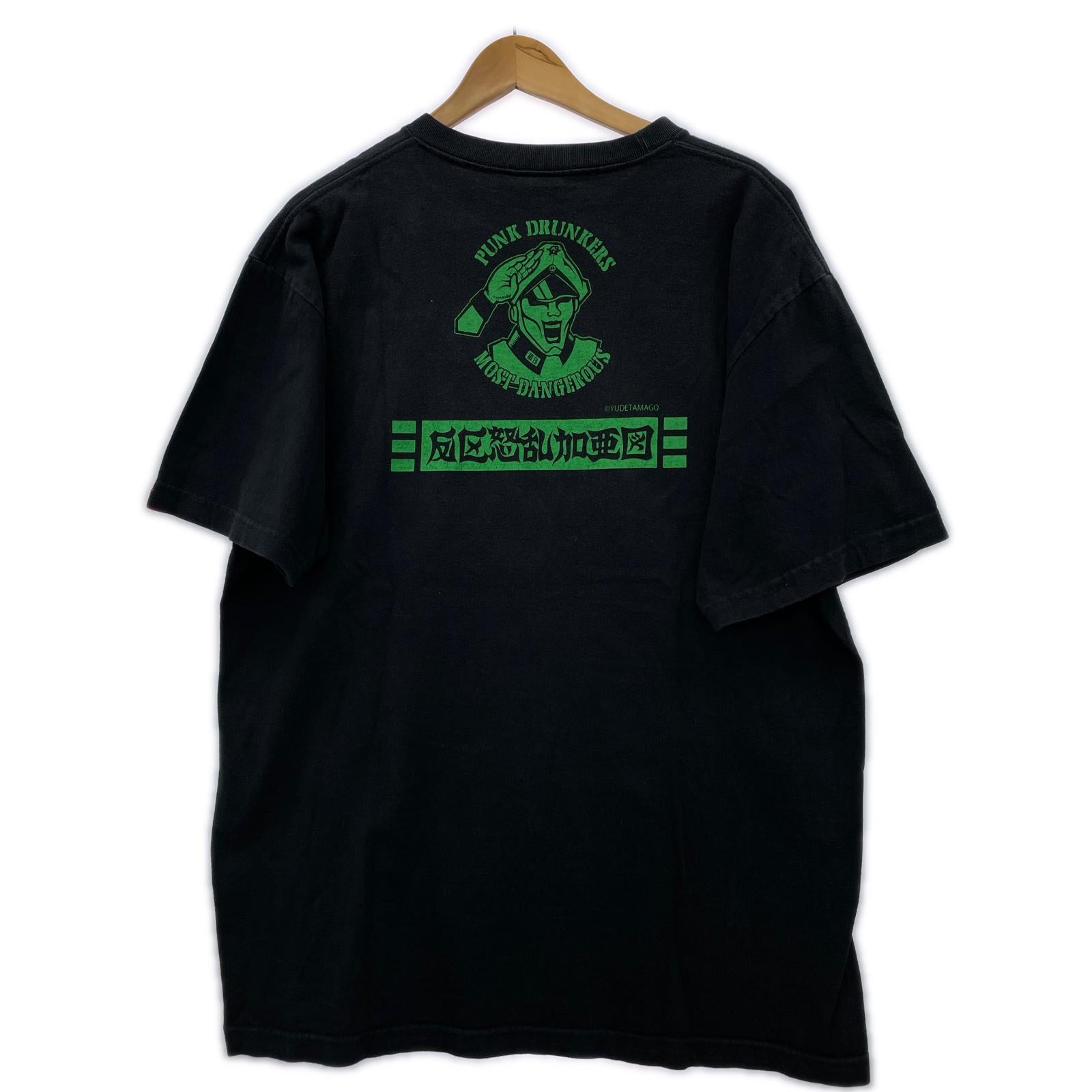 半袖Tシャツ ×キン肉マン コラボTee 黒 ブラック