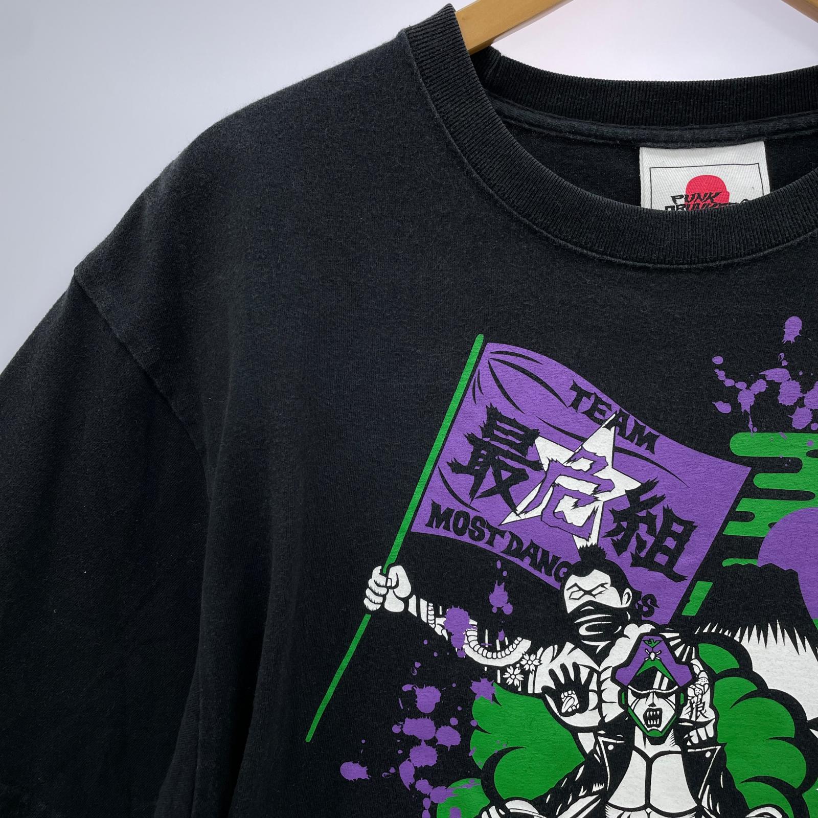 半袖Tシャツ ×キン肉マン コラボTee 黒 ブラック