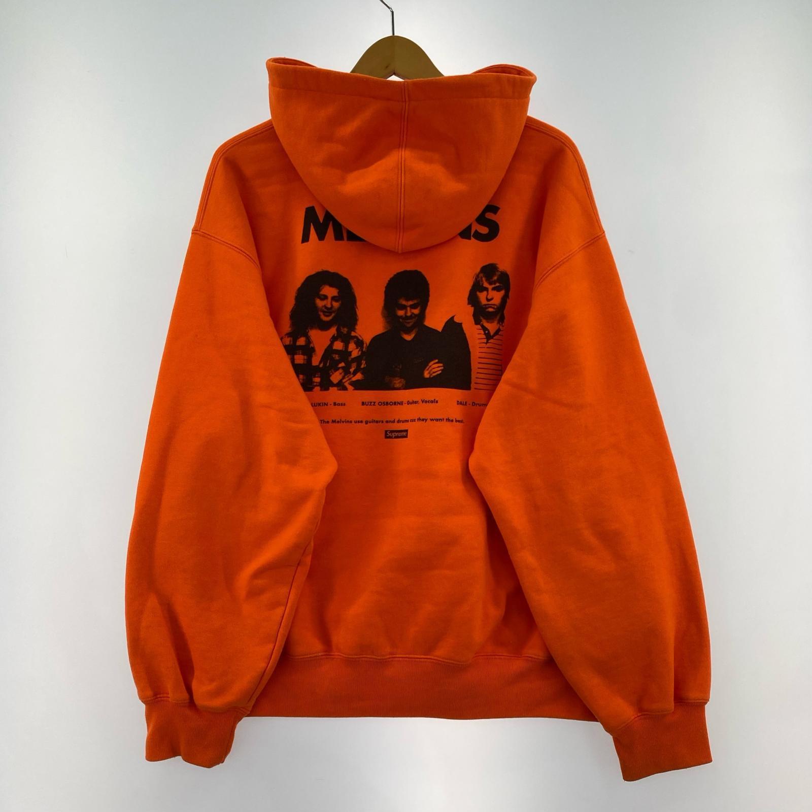 パーカー MELVINS HOODED SWEATSHIRT ORG M M オレンジ
