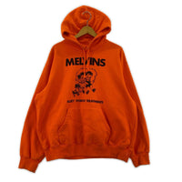 パーカー MELVINS HOODED SWEATSHIRT ORG M M オレンジ