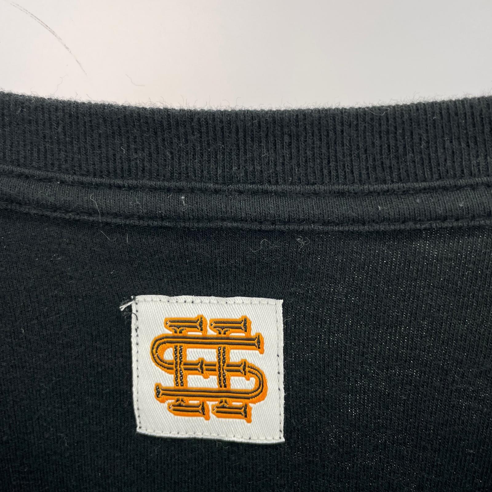 長袖Tシャツ SEE SEE SUPER BIG ROUND LS TEE XXL ブラック