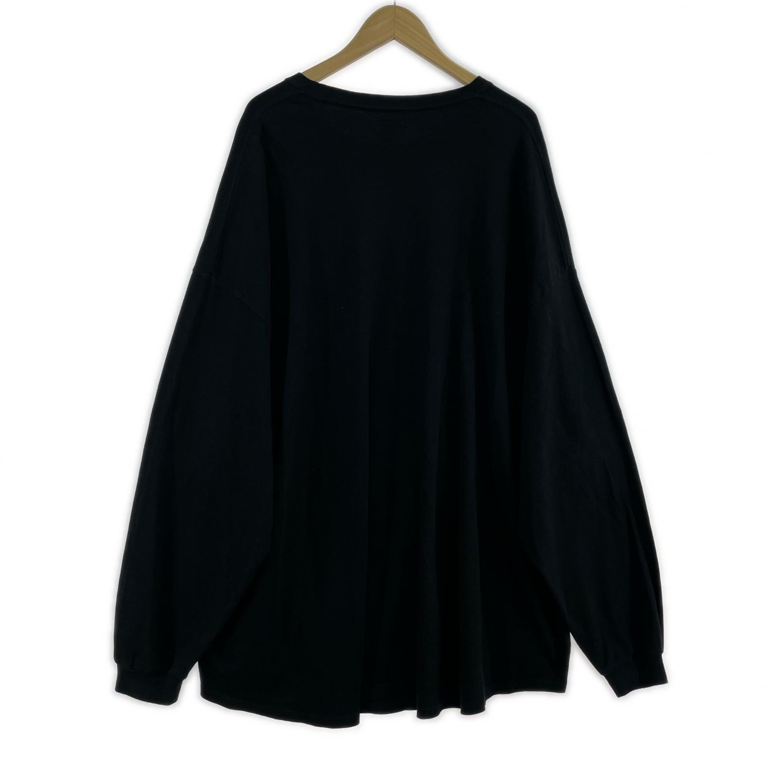 長袖Tシャツ SEE SEE SUPER BIG ROUND LS TEE XXL ブラック