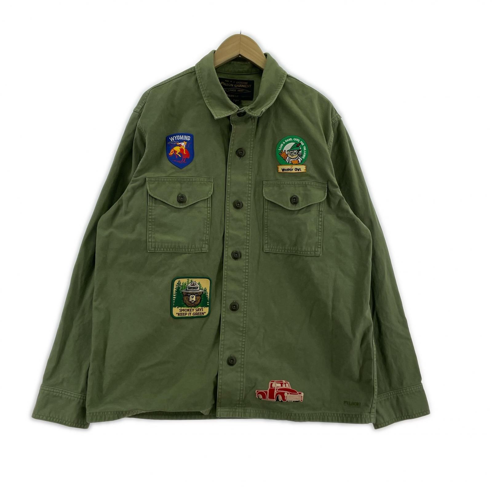 ジャケット FILSON GARMENT ミリタリージャケット L グリーン