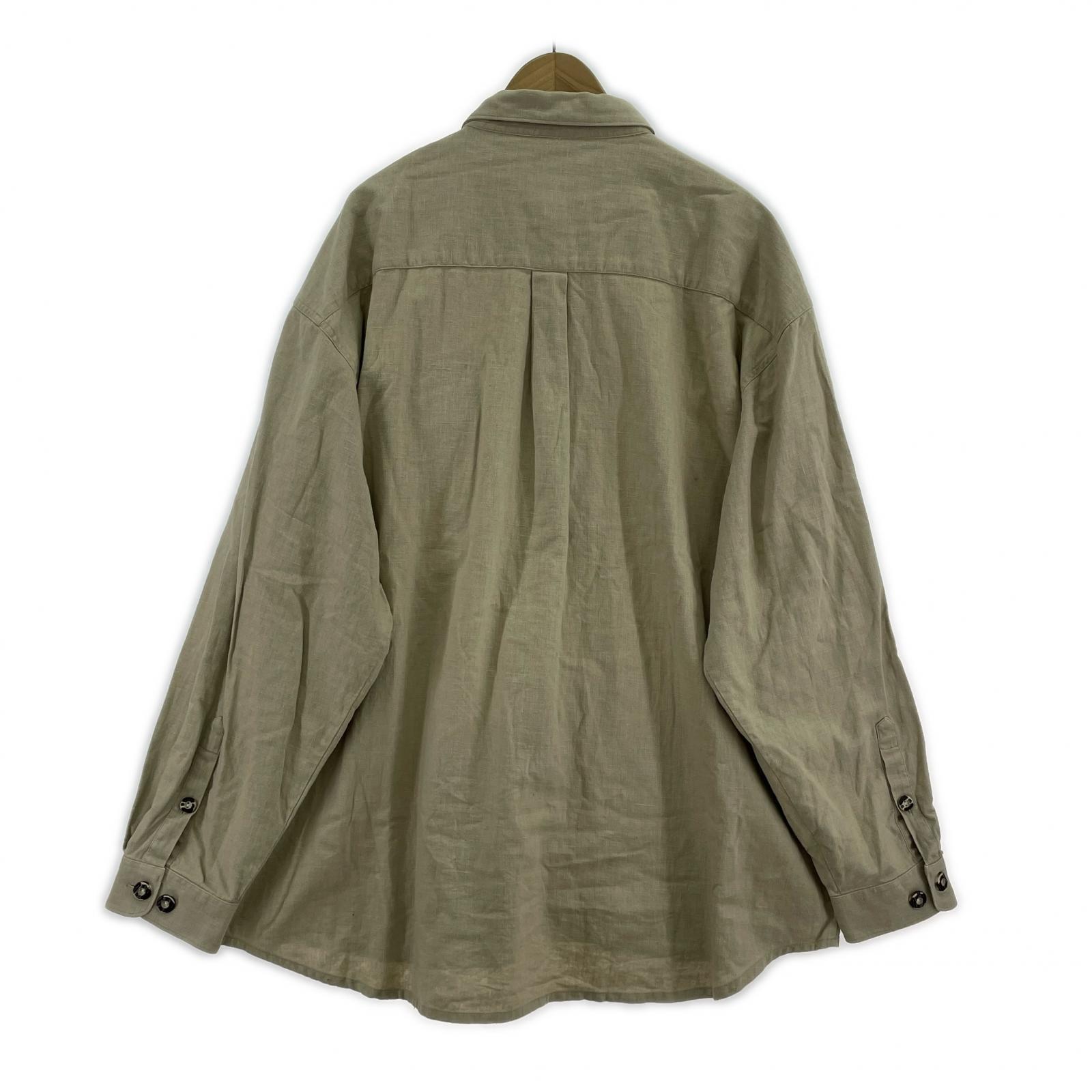 長袖シャツ Blubig Trachten ベージュ チロリアン 45 ベージュ
