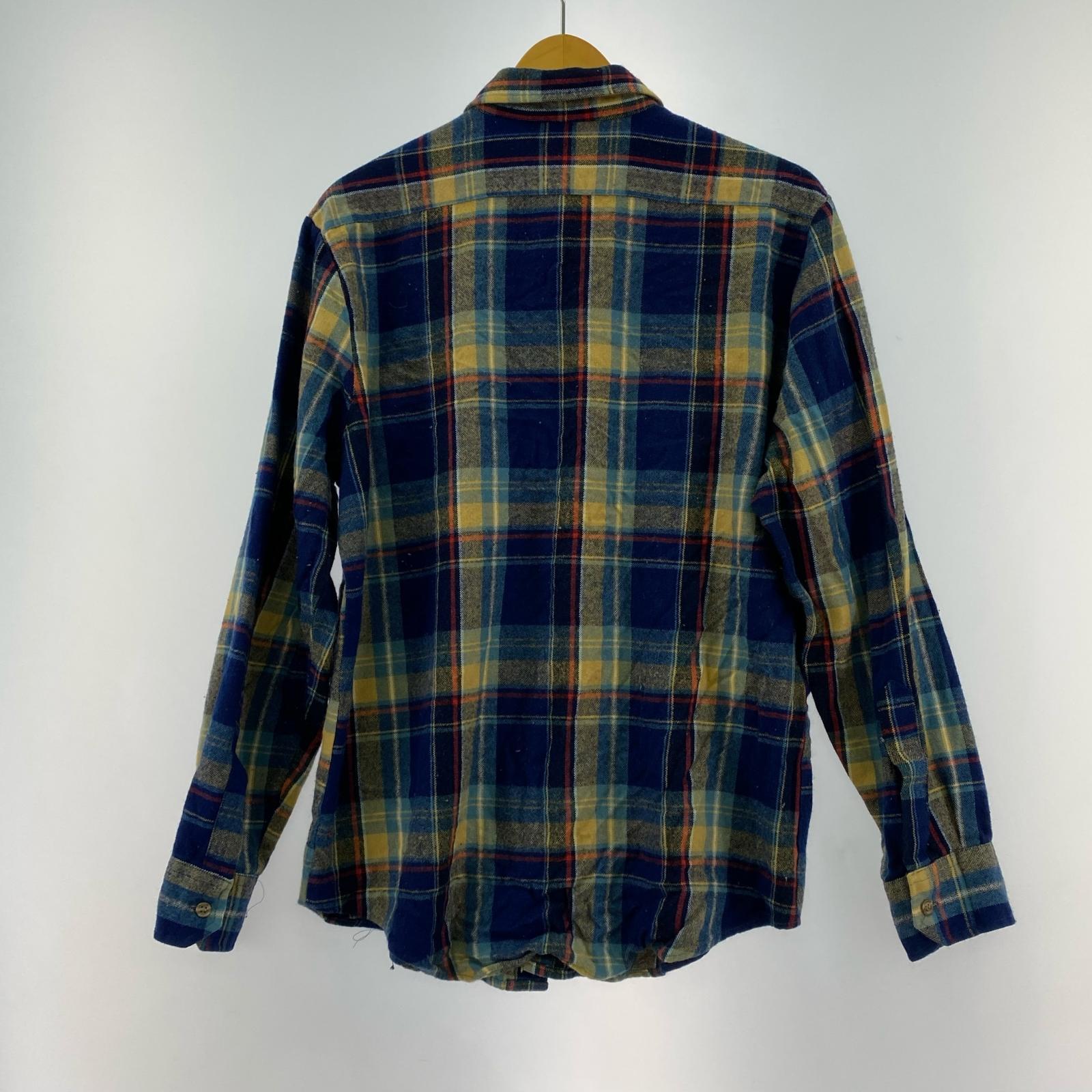 長袖シャツ Sears 80s ネルシャツ M M