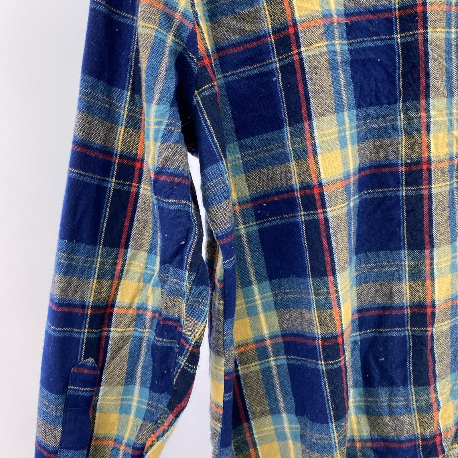 長袖シャツ Sears 80s ネルシャツ M M