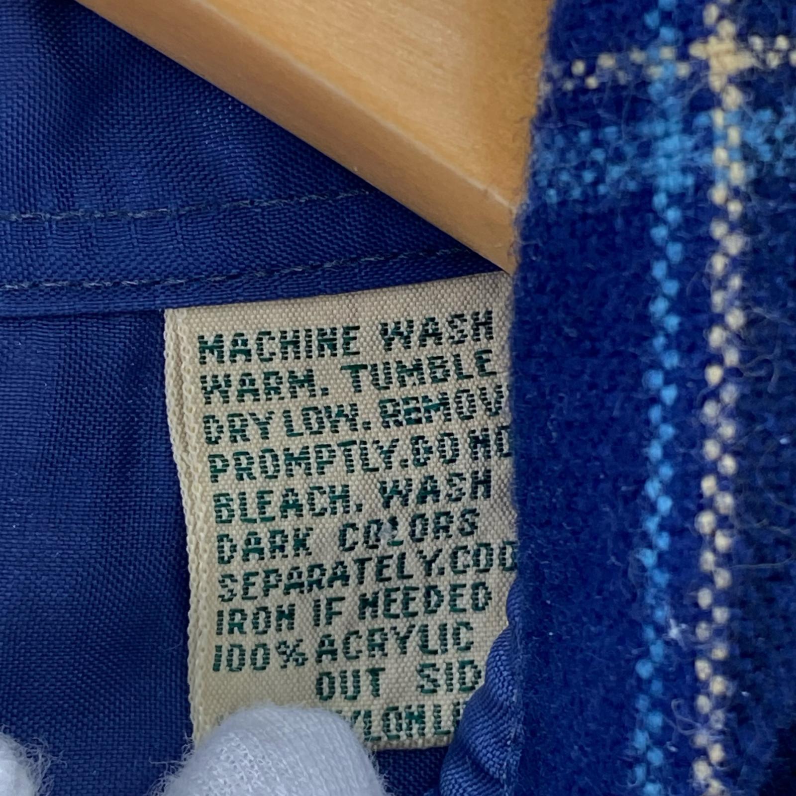 長袖シャツ Sears 80s ネルシャツ M M