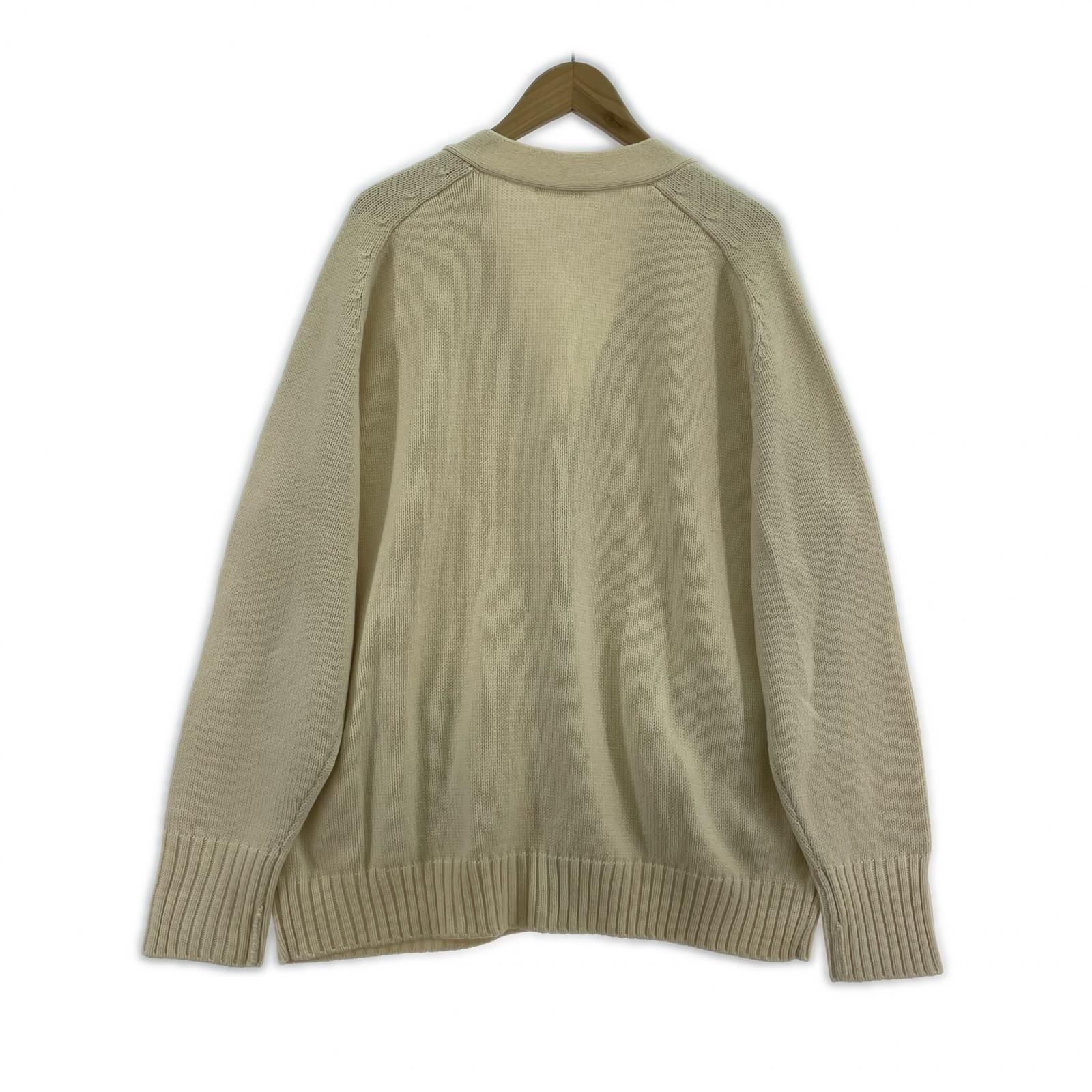 カーディガン CLARK KNIT CARDIGAN 3 ホワイト ホワイト