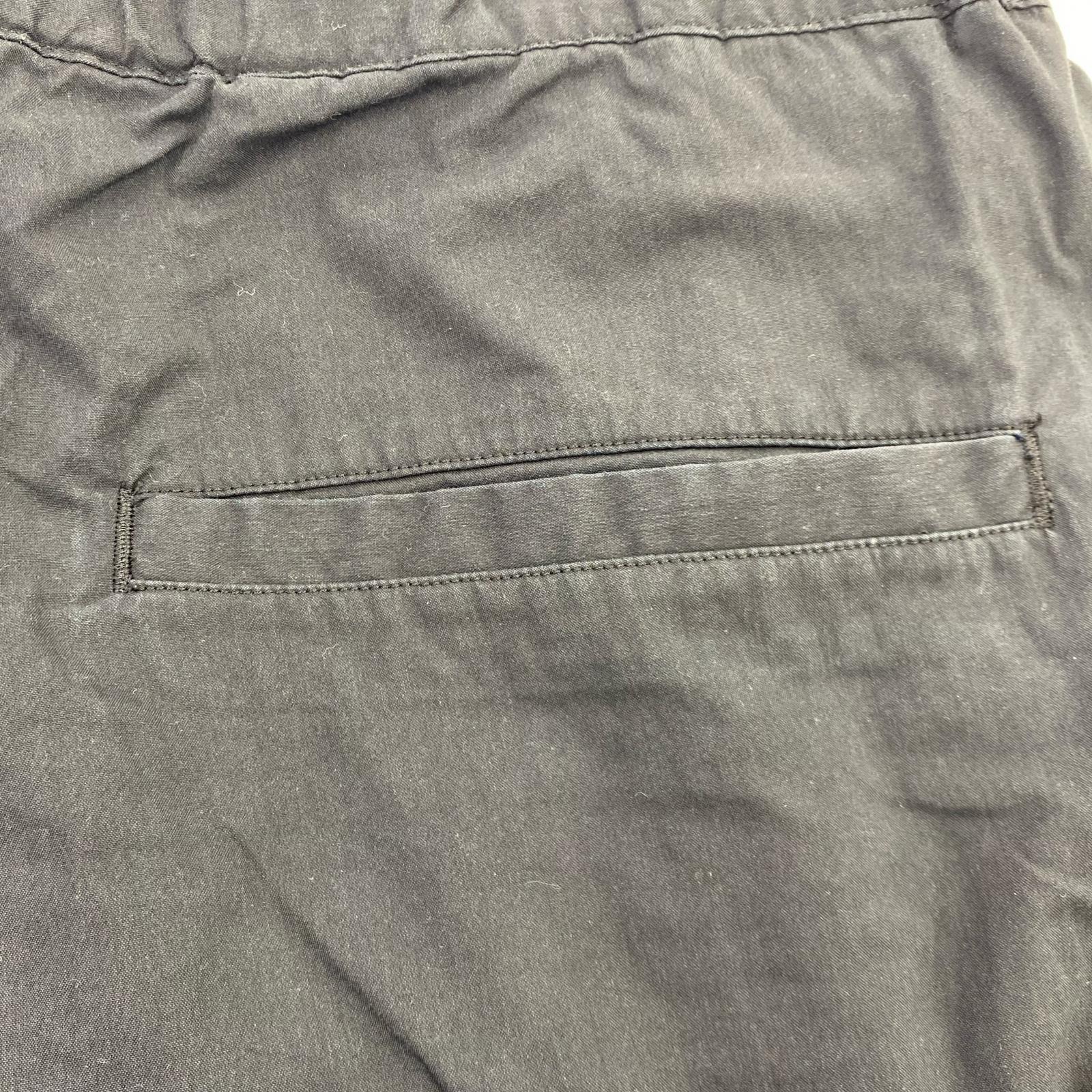 ショートパンツ LIGHT POPLIN WIDE SHORTS/3/ブラック ブラック