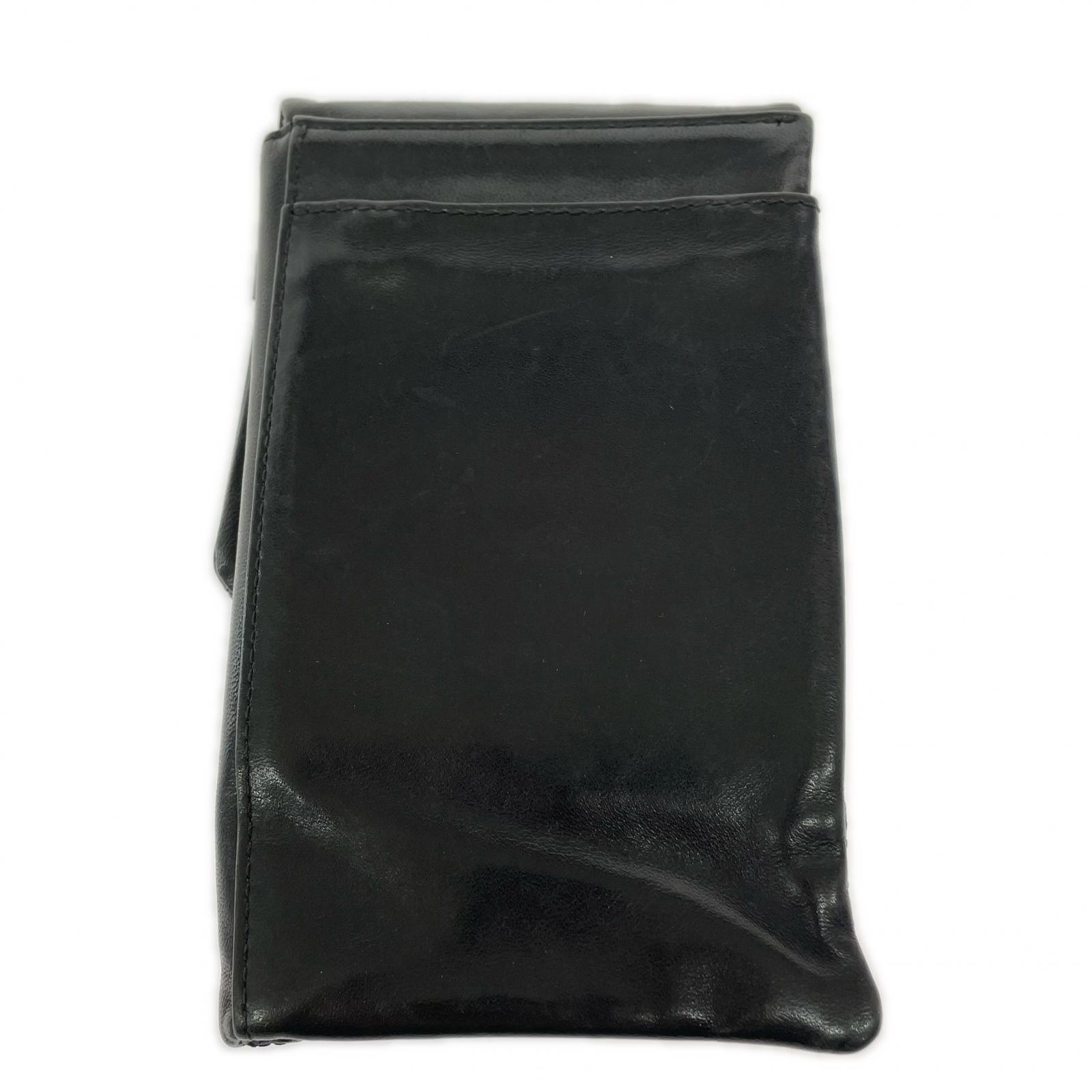長財布 ショルダー財布 ブラック