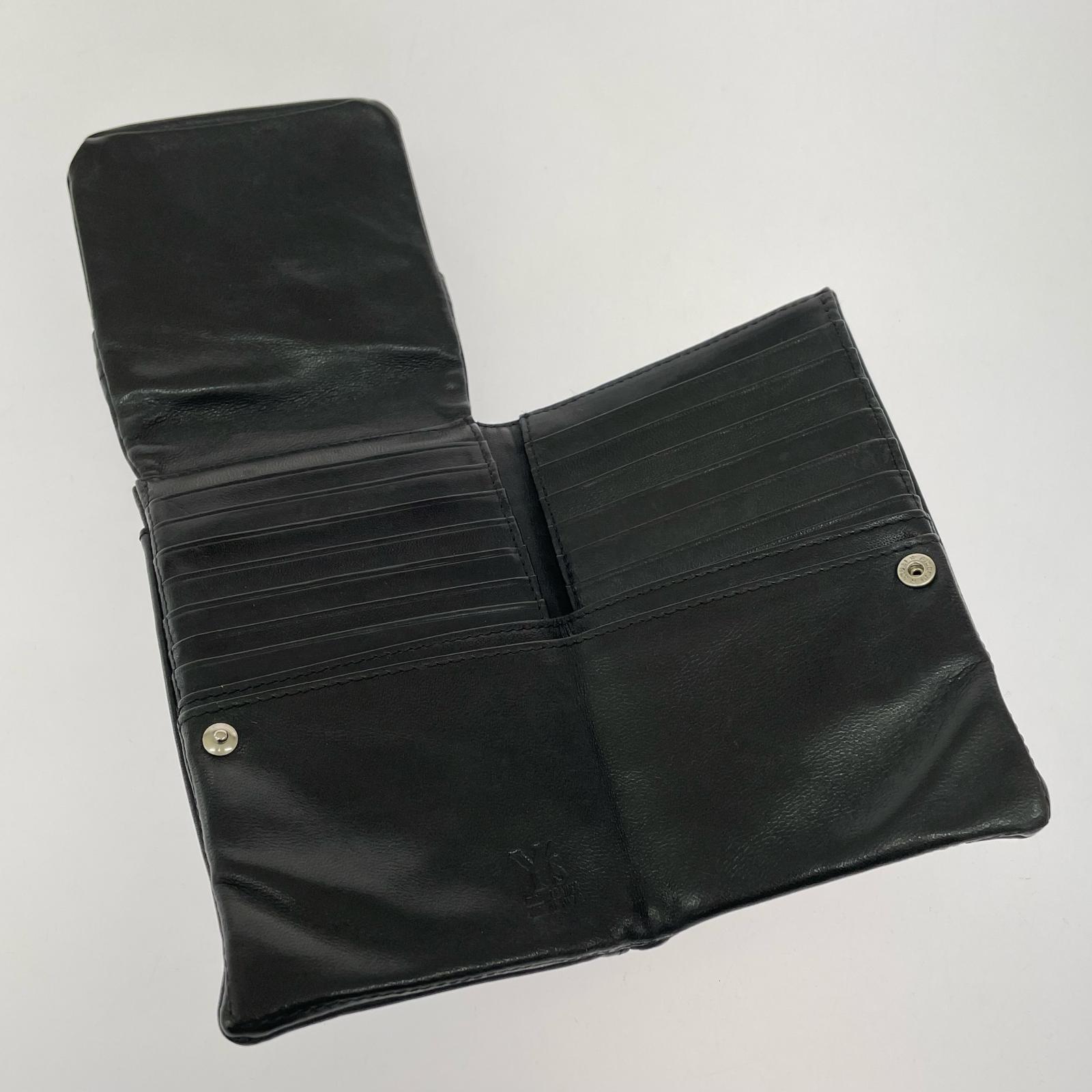 長財布 ショルダー財布 ブラック