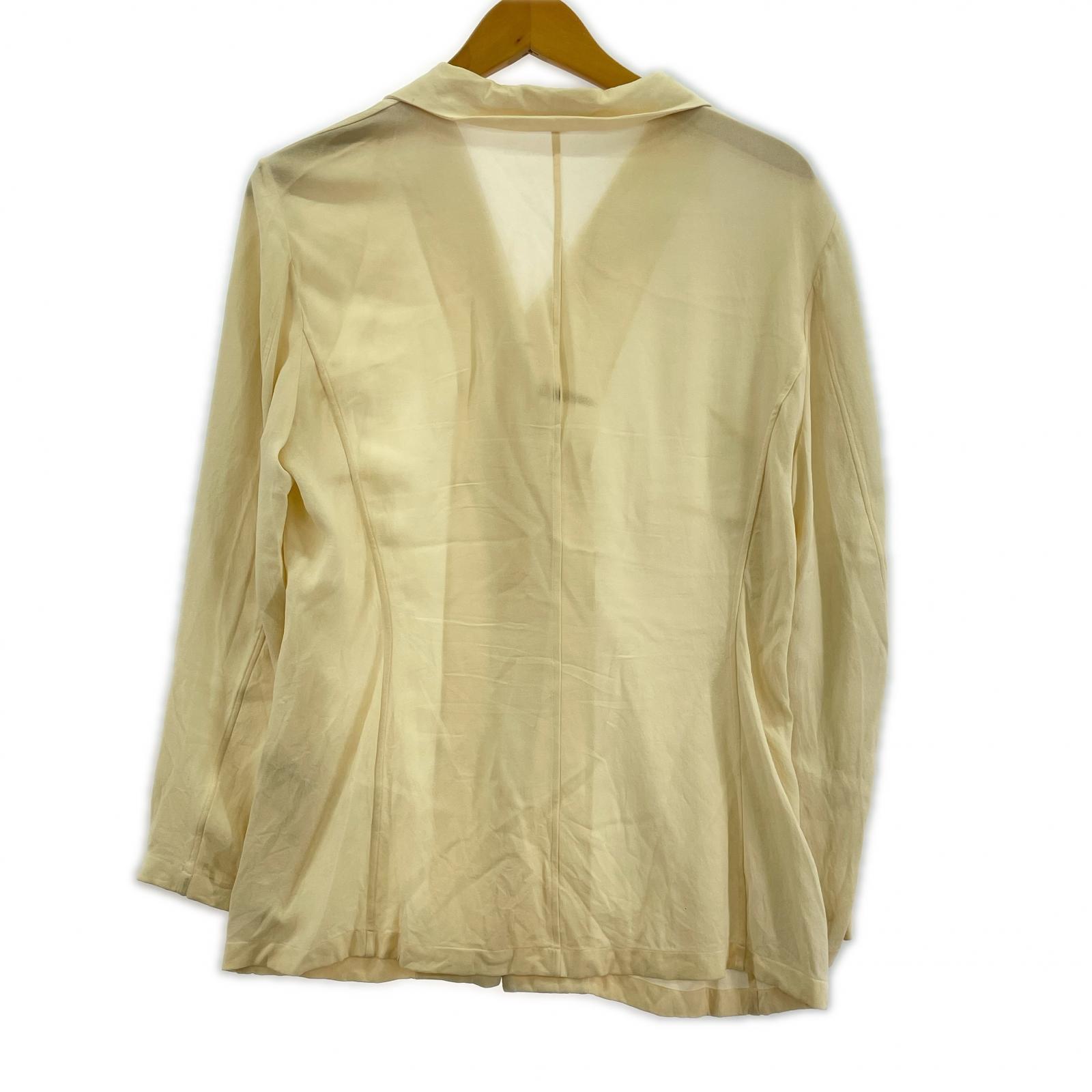 長袖シャツ JIL SANDER L/S シルクシャツ 36 ベージュ