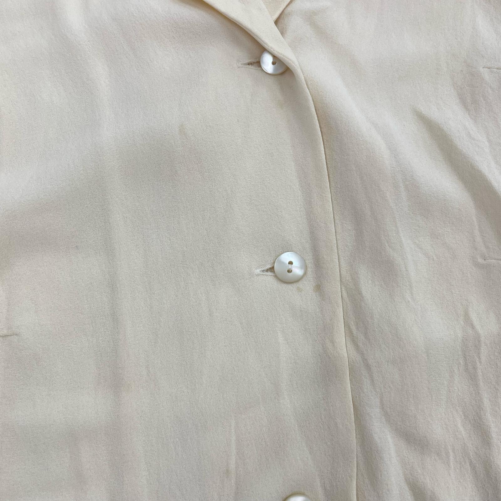 長袖シャツ JIL SANDER L/S シルクシャツ 36 ベージュ