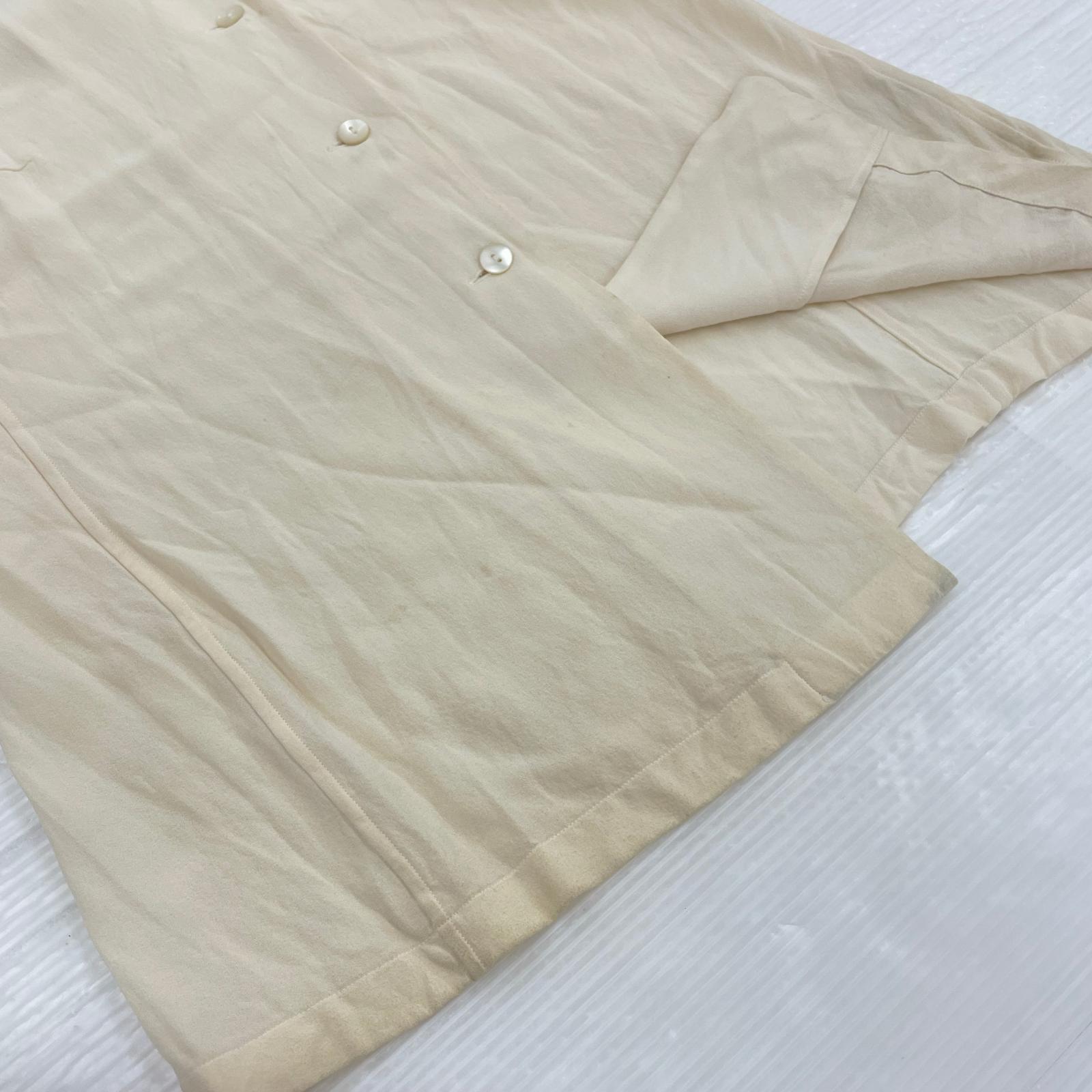 長袖シャツ JIL SANDER L/S シルクシャツ 36 ベージュ