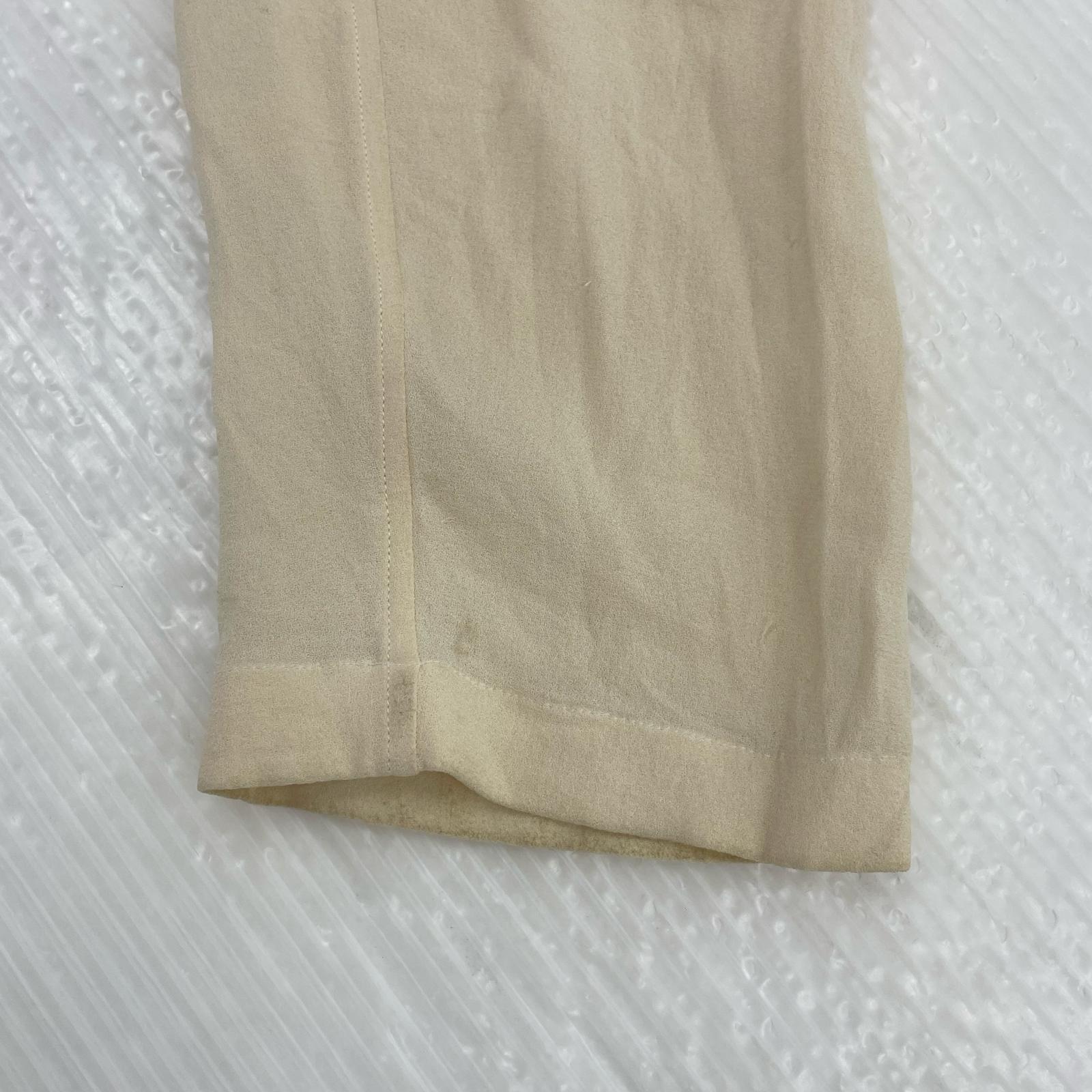 長袖シャツ JIL SANDER L/S シルクシャツ 36 ベージュ