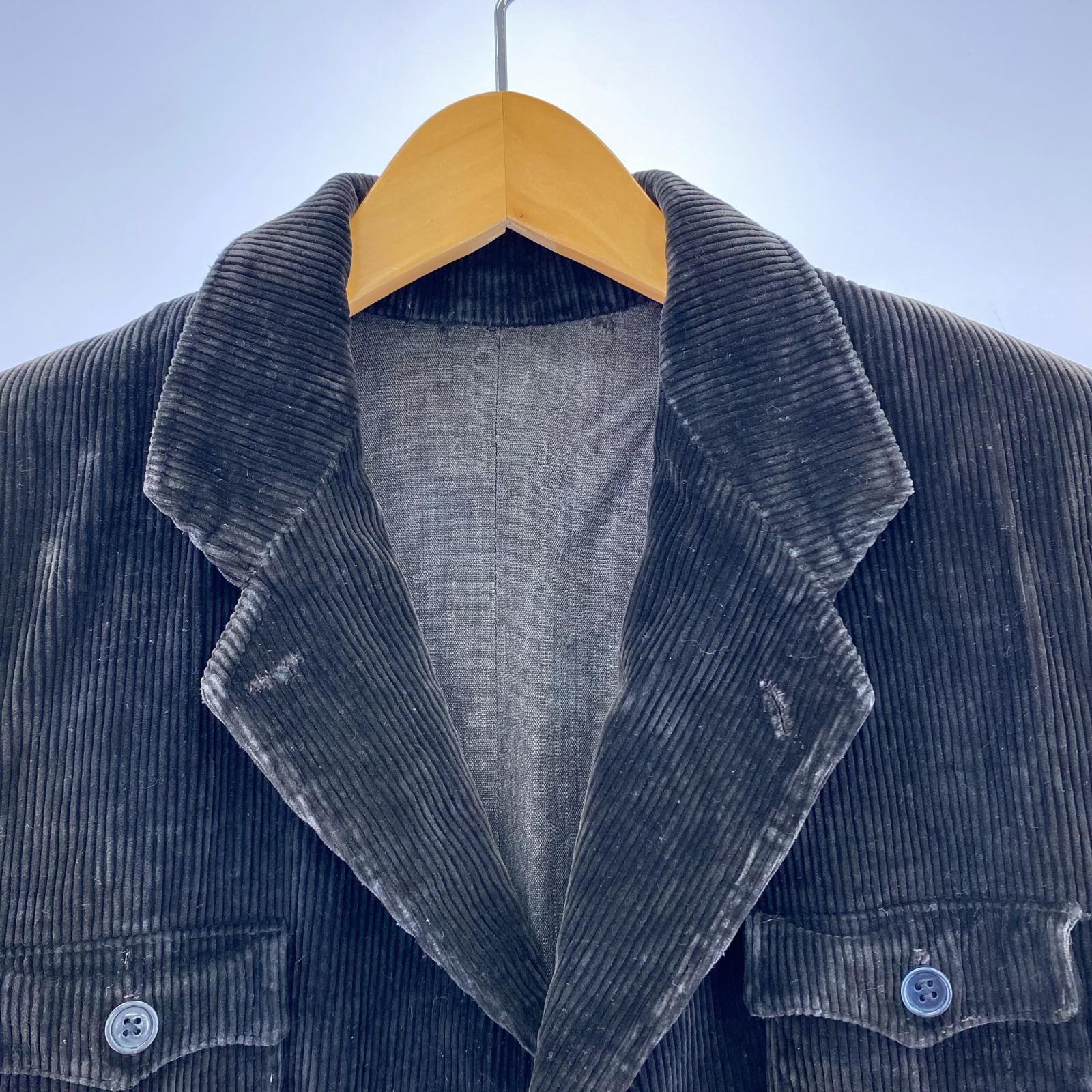 テーラードジャケット France Vintage Corduroy Hunting Jacket サイズ表記不明 ブラック