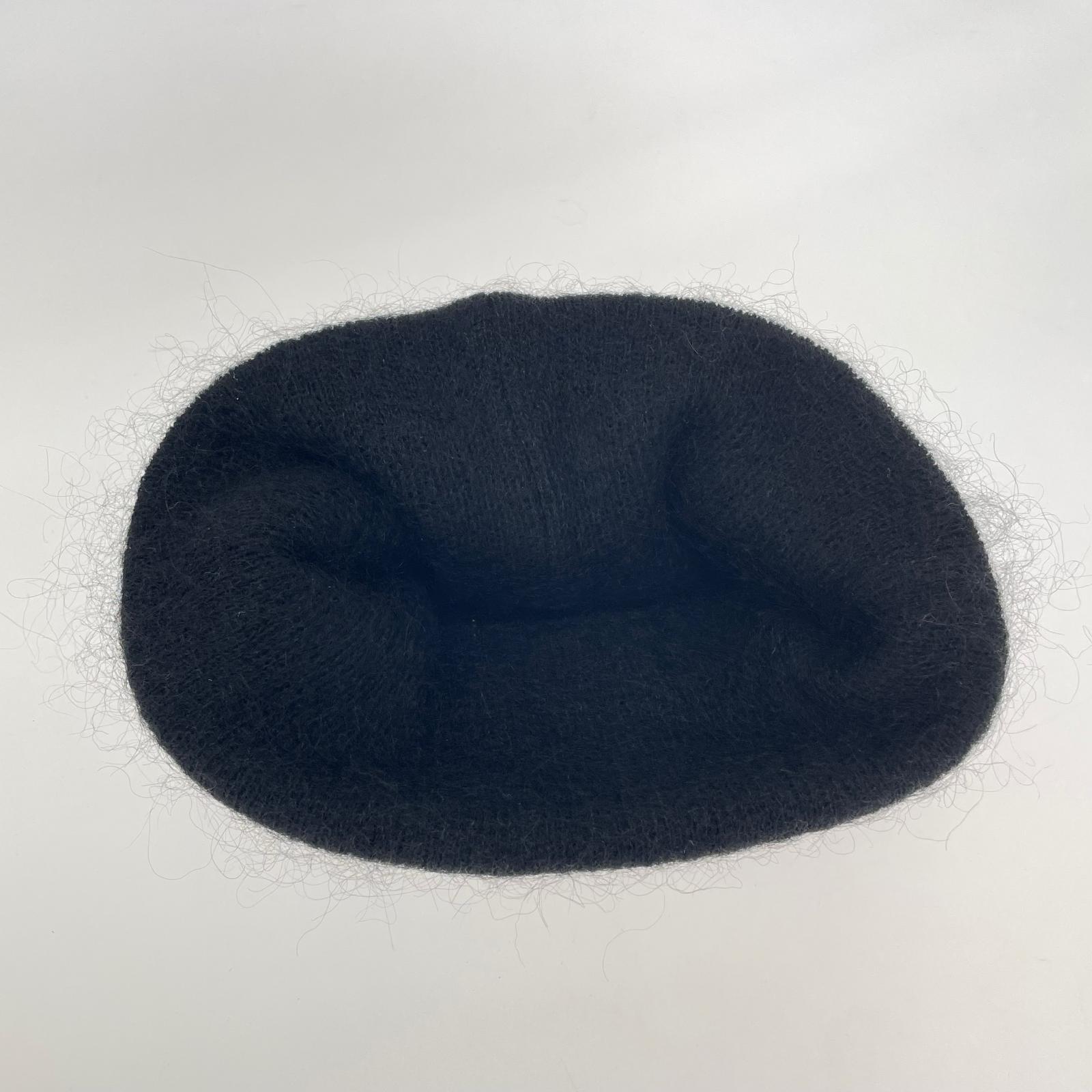 ニットキャップ Mohair Beanie ブラック