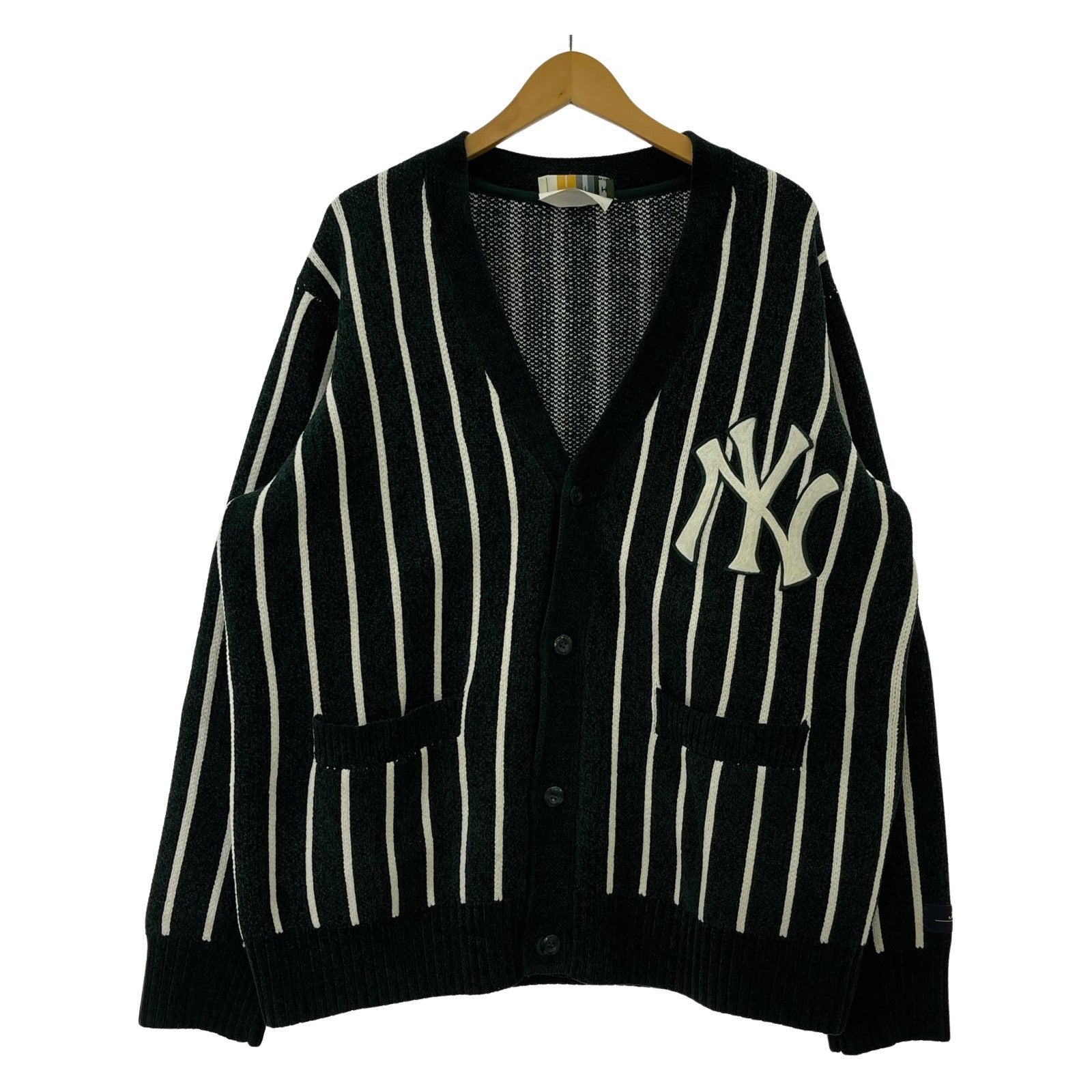 カーディガン MLB NEW YORK YANKEES CARDIGAN XL グリーン