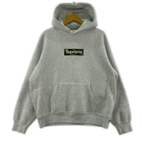 パーカー 23AW Box Logo Hooded Sweat Shirt Camo S グレー