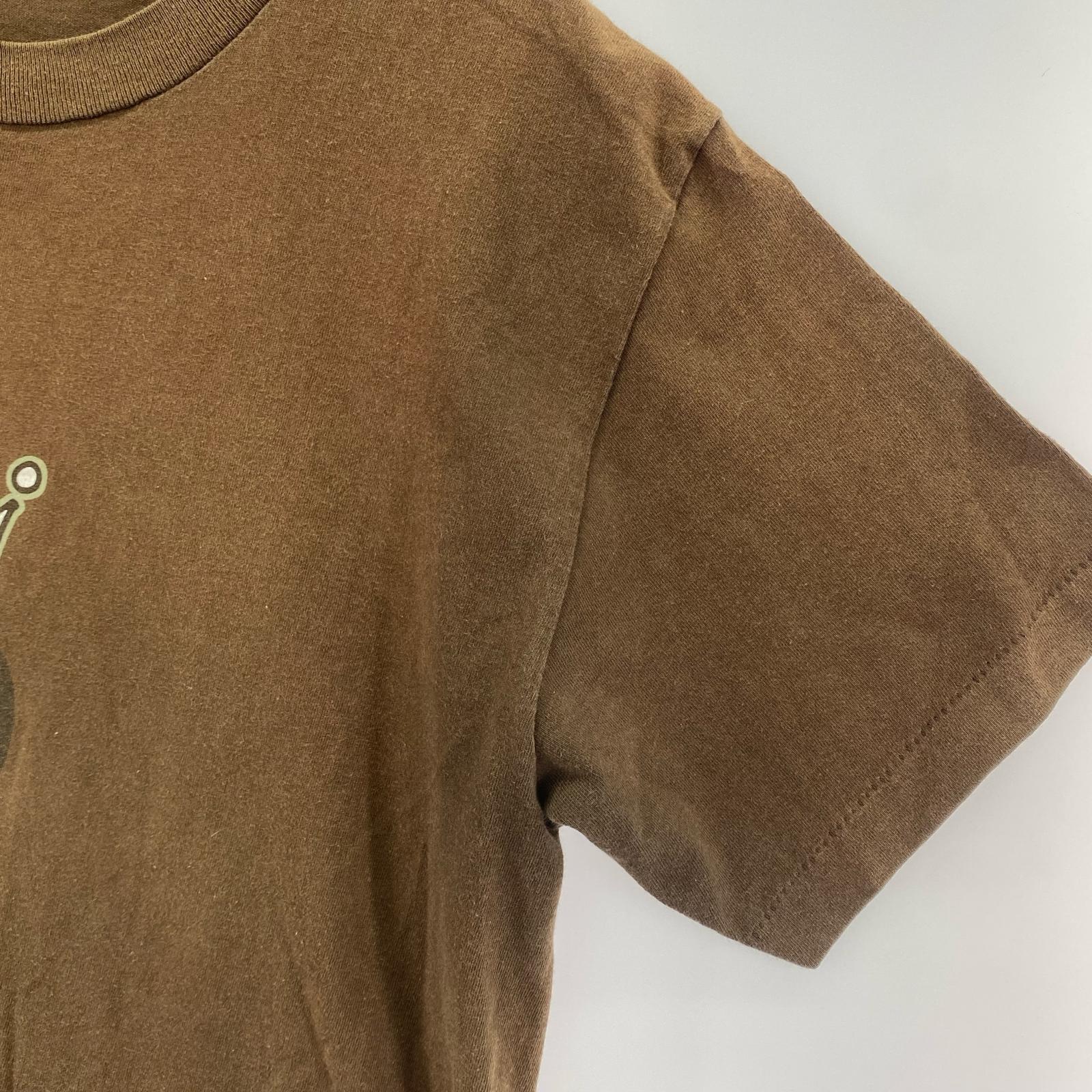 半袖Tシャツ 90s USA製 黒タグ クラウン Tシャツ(L) ブラウン L ブラウン